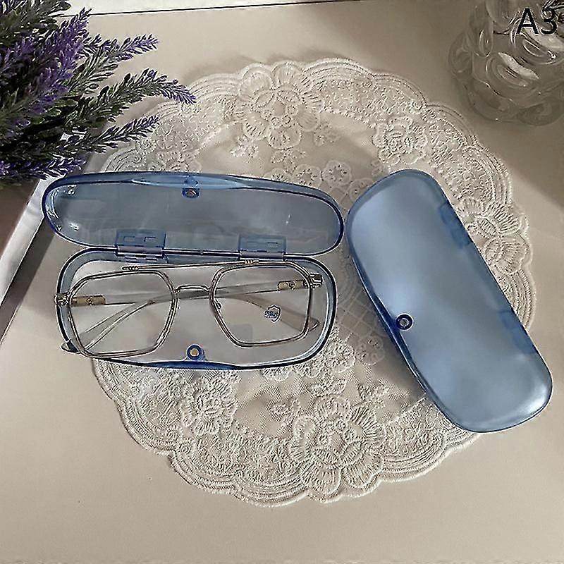 Lightweight Transparent Sunglasses Case Simple Neutral Design