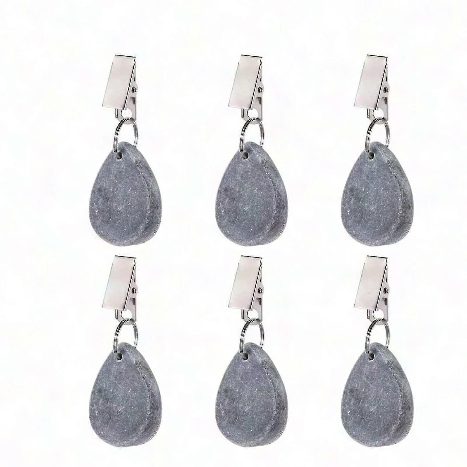 6-Piece Anti-Slip Tablecloth Clips Set for Secure Fixing, 3.5x4cm - Prevent Fro Sliding