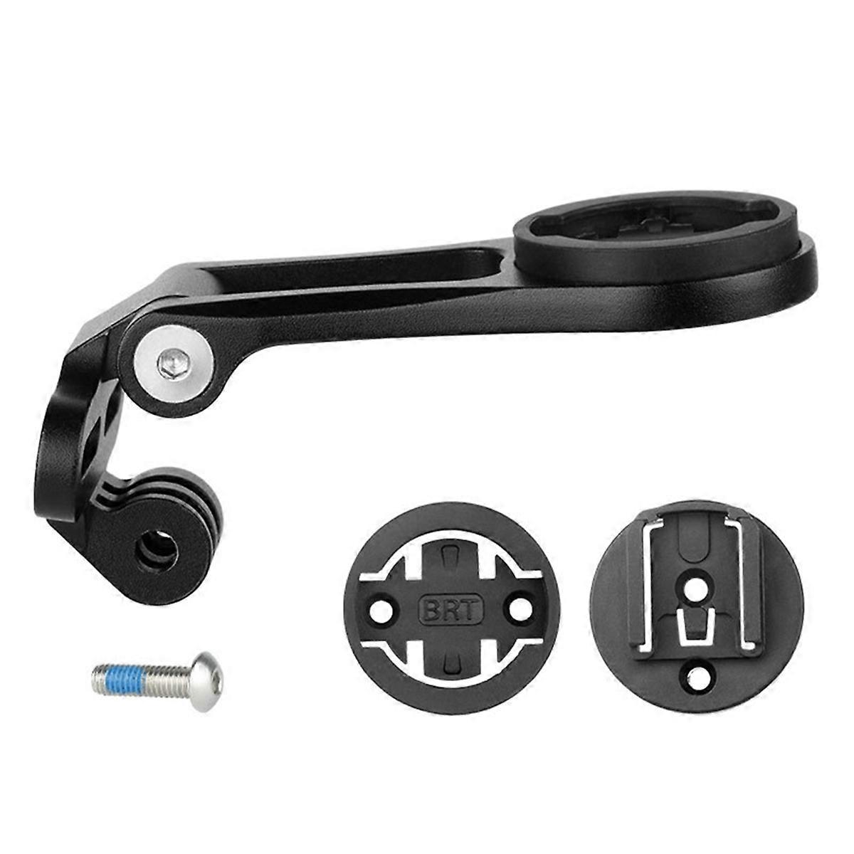 Bicycle Robust Computer Stand Road Bike Stem Front Ends Headlight Bracket for Sports Camera Dia. 20-30mm Torchlight