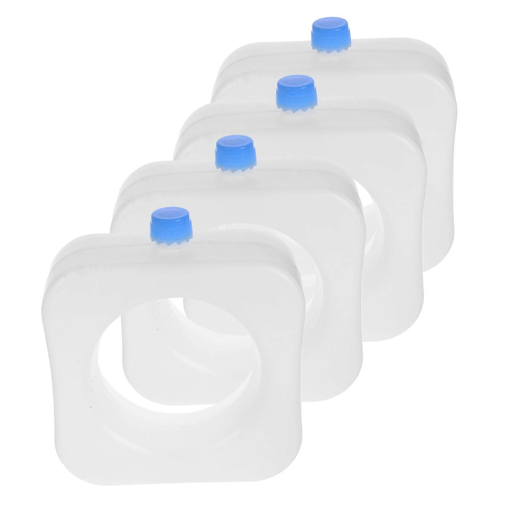 4pcs Reusable Ice Packs for Air Conditioners and Coolers, Durable Ice Cube Molds for Efficient Lunch Box Cooling