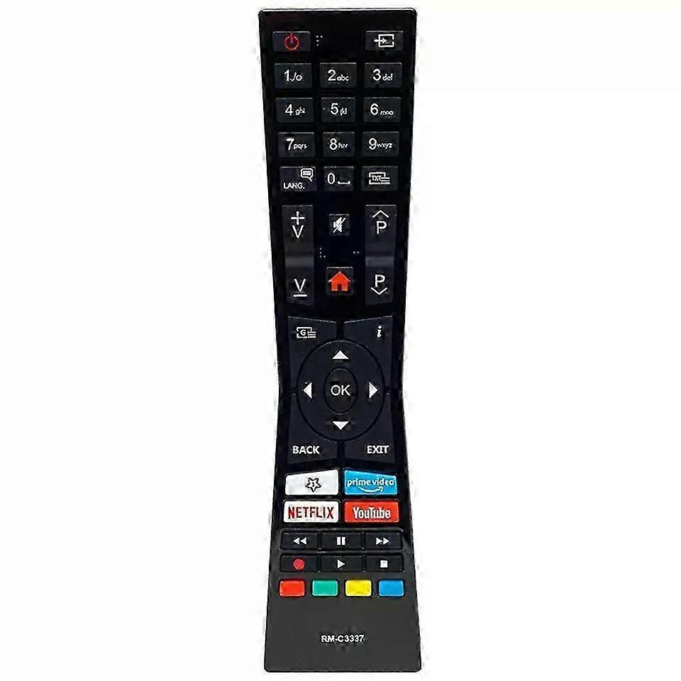 New RM-C3337 Remote Control For JVC LCD LED TV LT-32VH52M LT-50VU980 LT-49VU73M