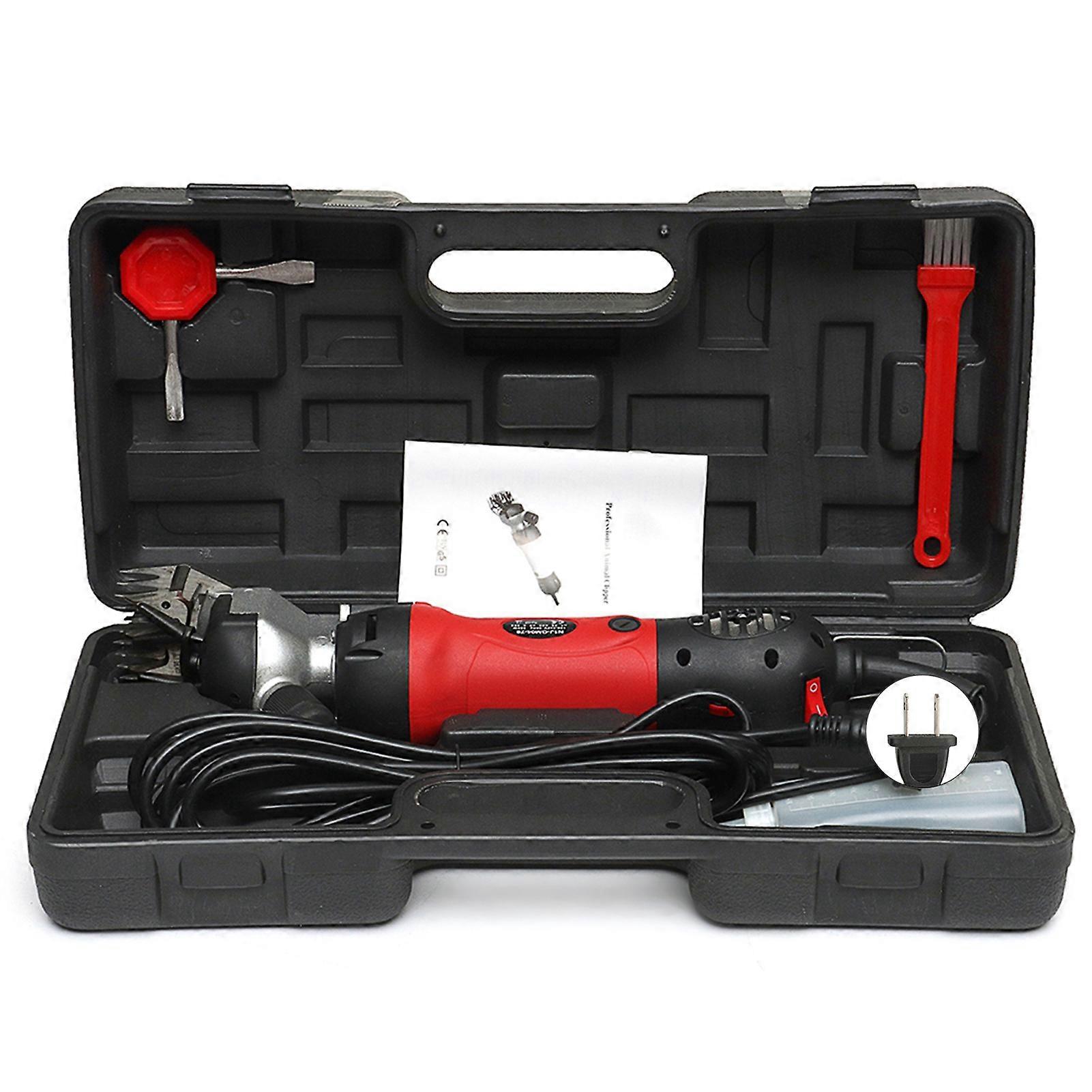 Adjustable Speed Portable Sheep Clipper 690W Red 36.5x8cm US Plug