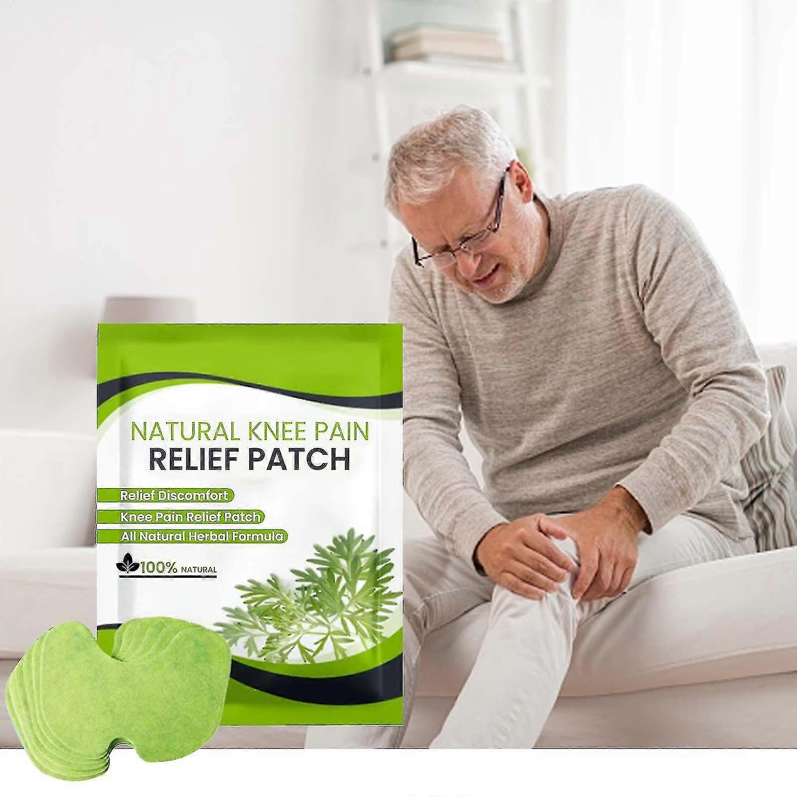 Knee Pain Relief Patches Heat Patches Warming Herbal Plaster Wormwood for Back Neck Shoulder Pain Relief