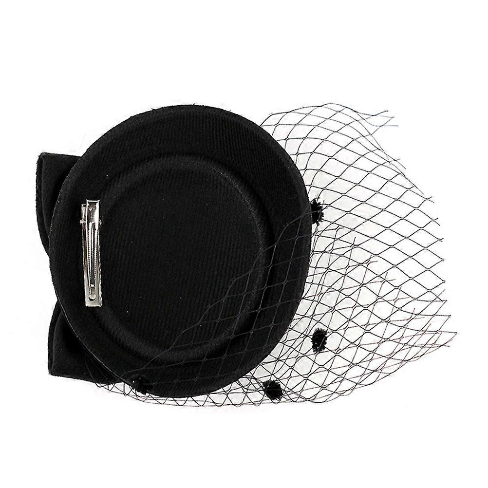 Modny kapelusz przeciwsłoneczny Czarne nakrycie głowy dla nowożeńców do noszenia Memorial Tour