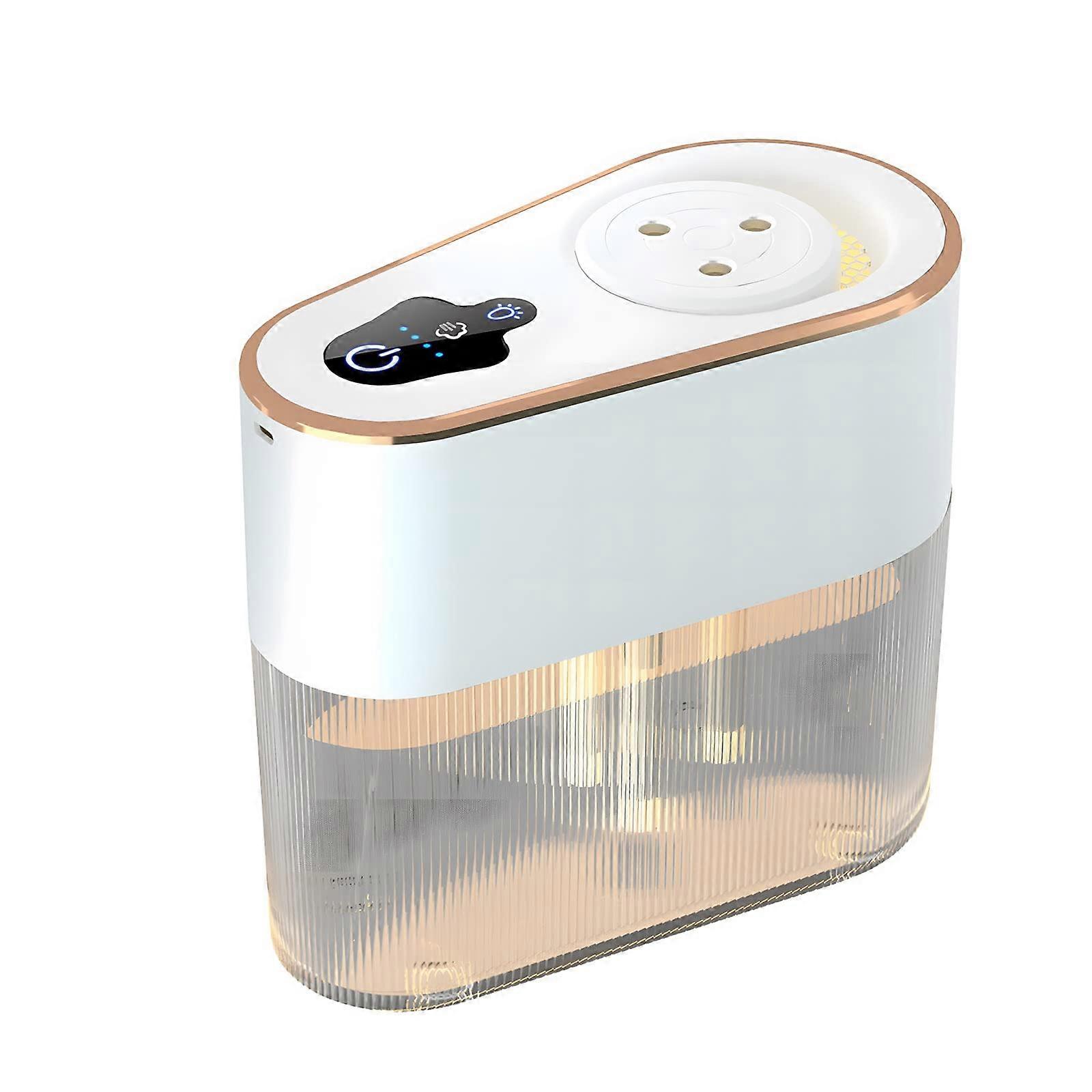 Cool Mist Humidifier, 2.2L Fill, Oil Diffuser, Ambient Light, 3 Mist Levels, Quiet Operation, White