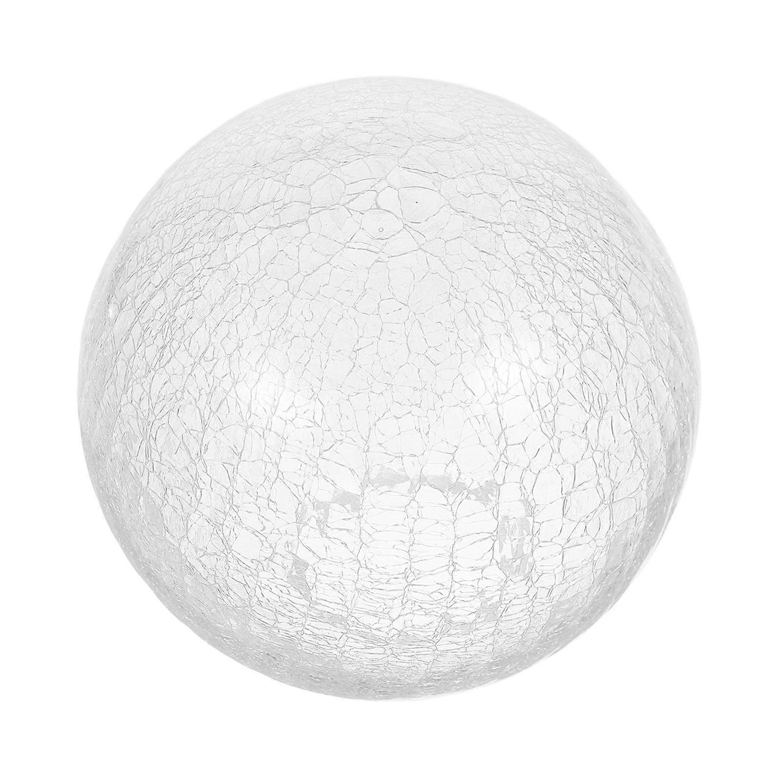 abat-jour en verre transparent remplacement du couvercle pour les luminaires abat-jour à motif fissuré