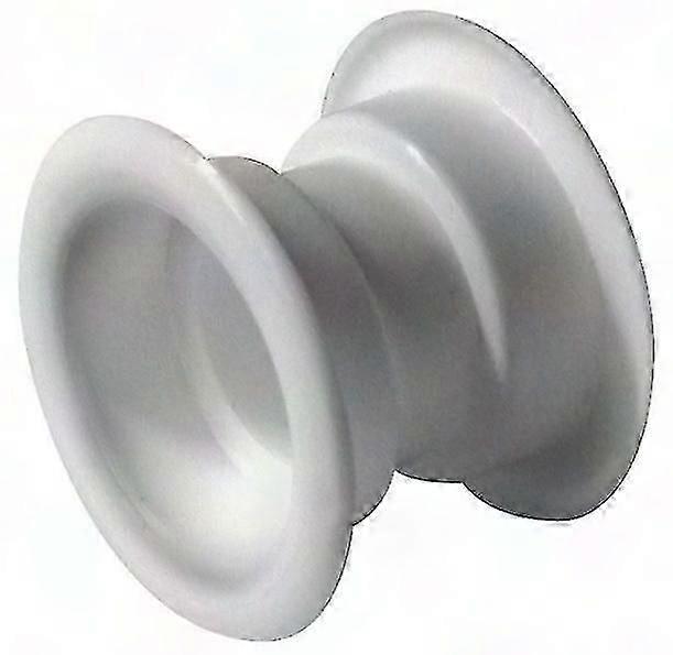 4-Pack White Mini Round Air Vent Grilles, Door Ventilation Covers