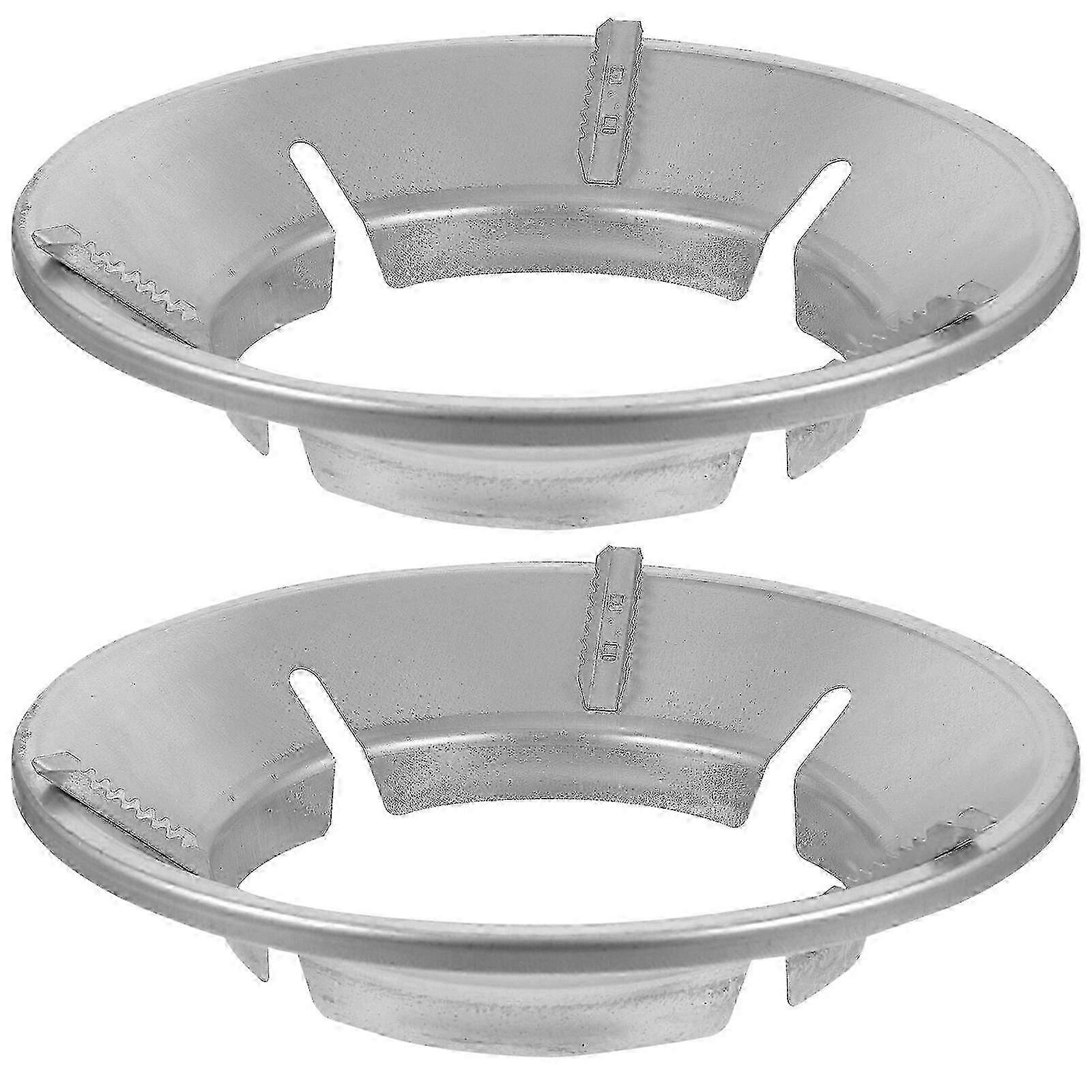 2 Pcs Generic Ring Wok Grate Wok Rack Wok Ring Stand Cast Iron Wok Stand Stove Trivet