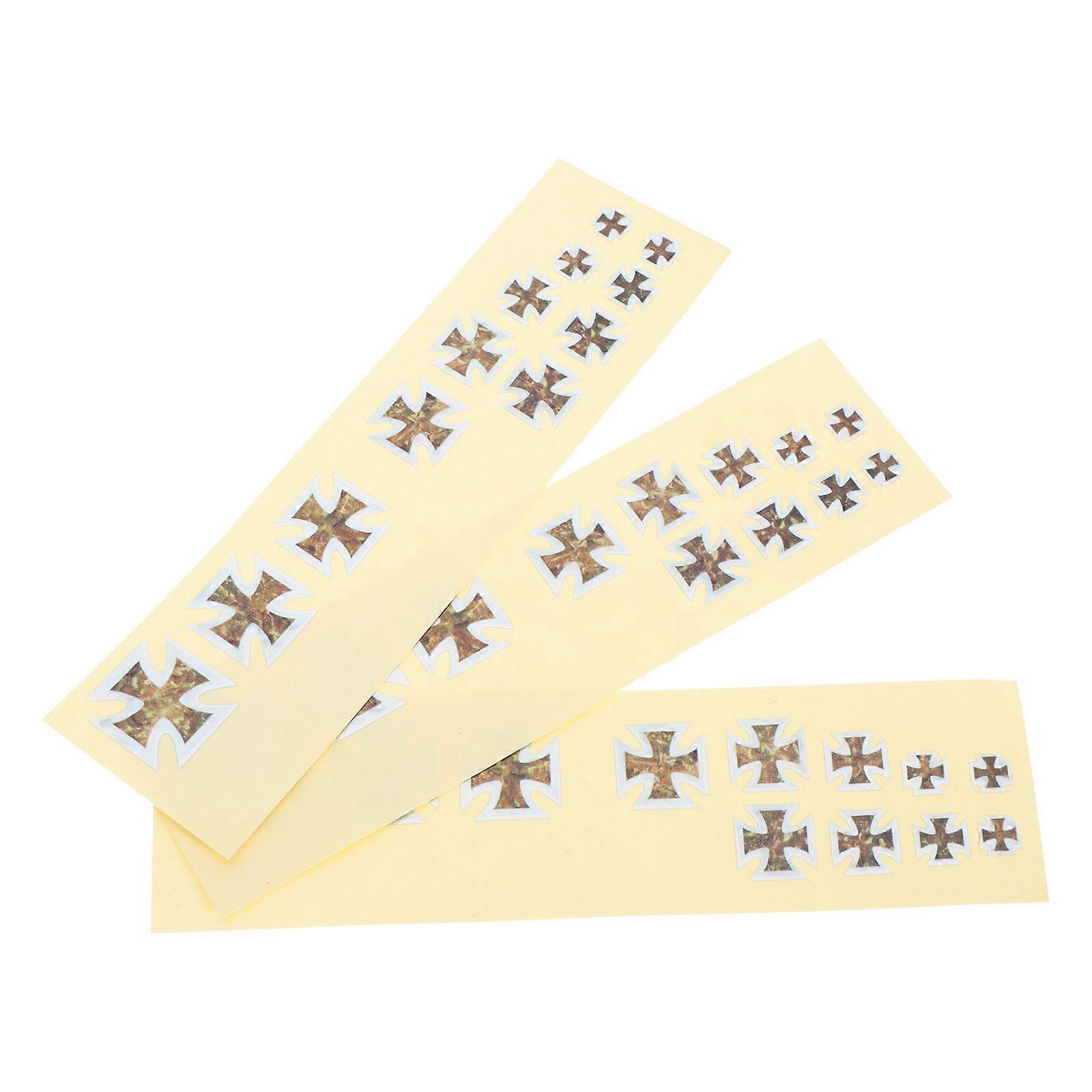 Creative Square Stickers for Fingerboard Decoration 6Pcs