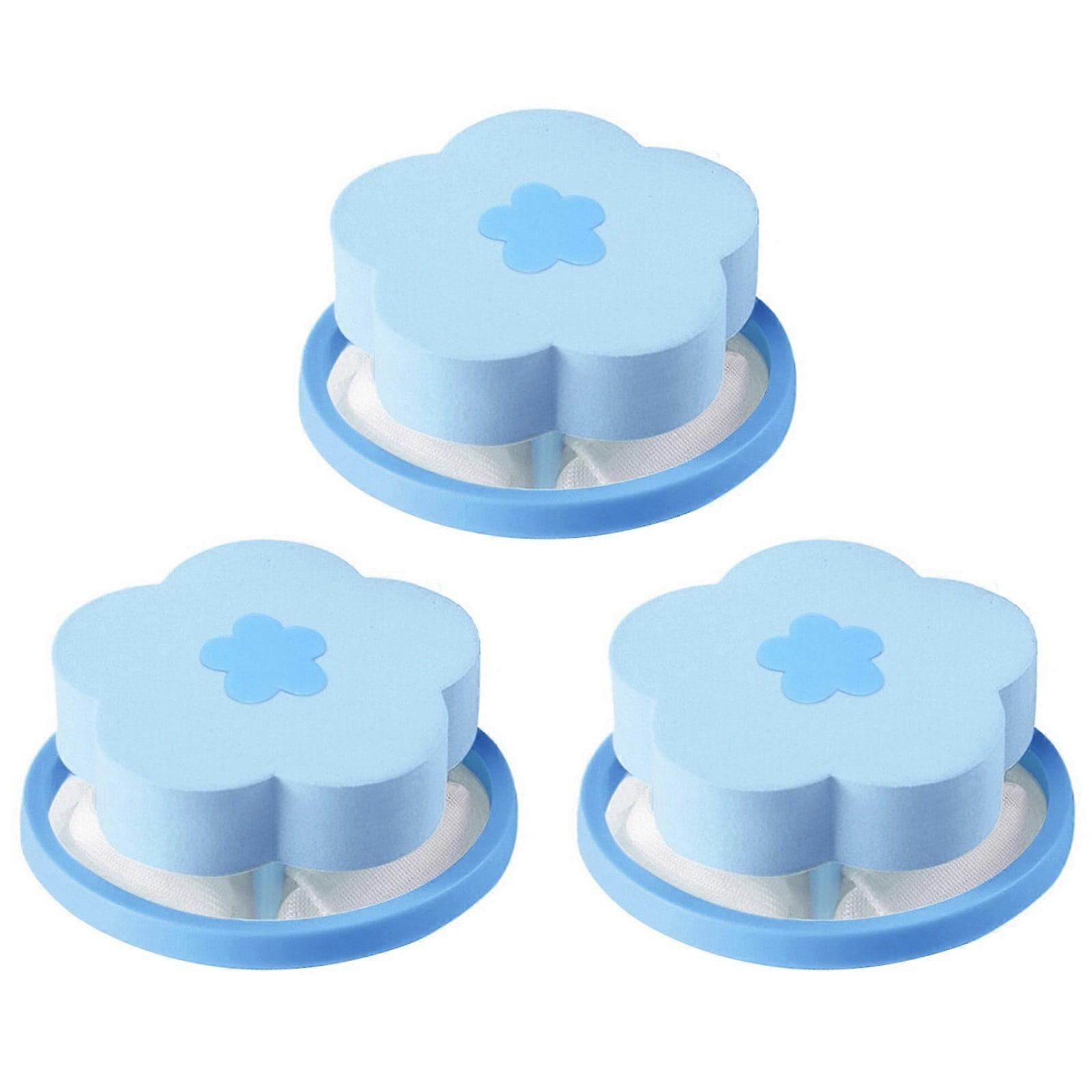 Runskmd 3pcs Hair Mesh Need Cleaning Removal Washer Device Bag Floating Filtering Wool Filter Bathroom Products