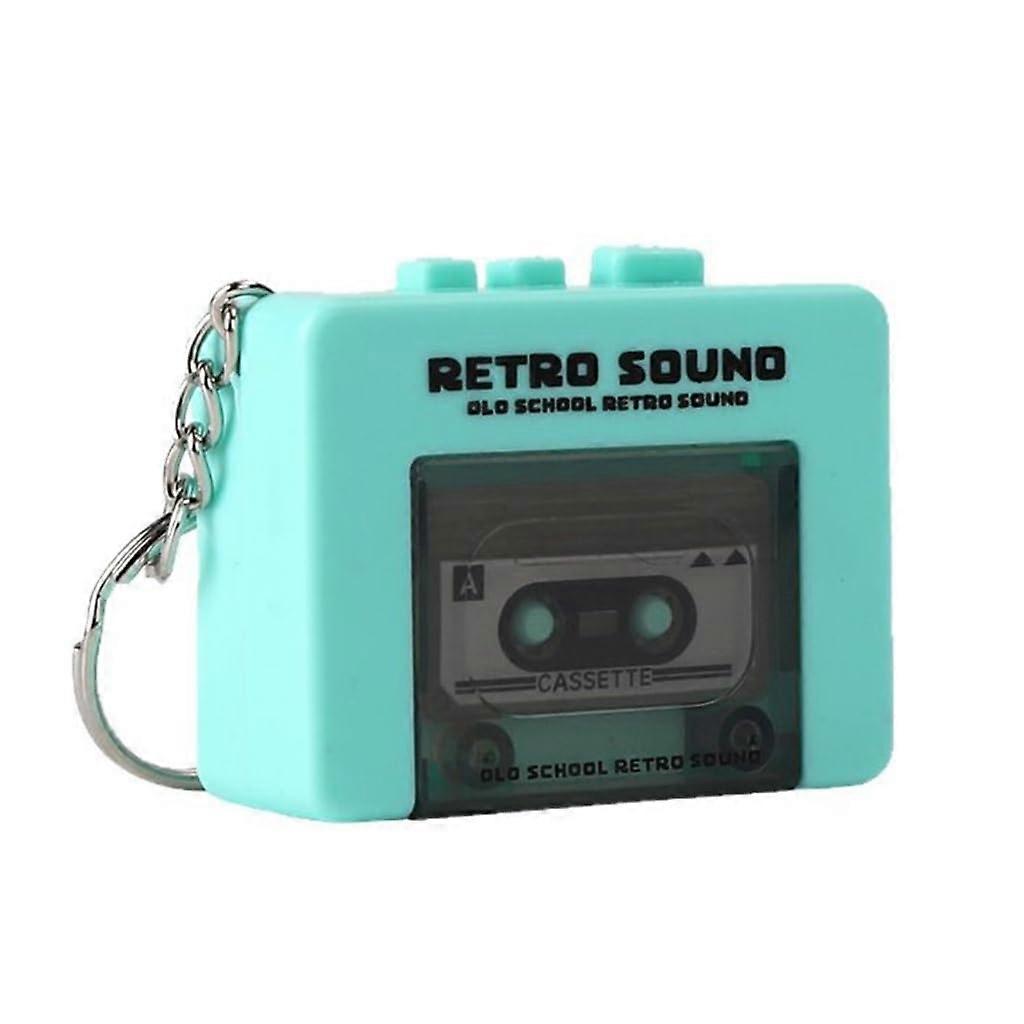 Miniature Retro Recorders Tape Keychains Small Size Decorative Cassette Tape Keychains Vintage Style