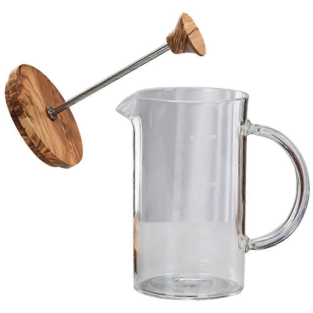 Flavor Extraction Manual Coffee Maker 2Pcs Ideal For Coffee Enthusiasts And Home Users Transparent Cylindrical Design Reusable Coffee Making