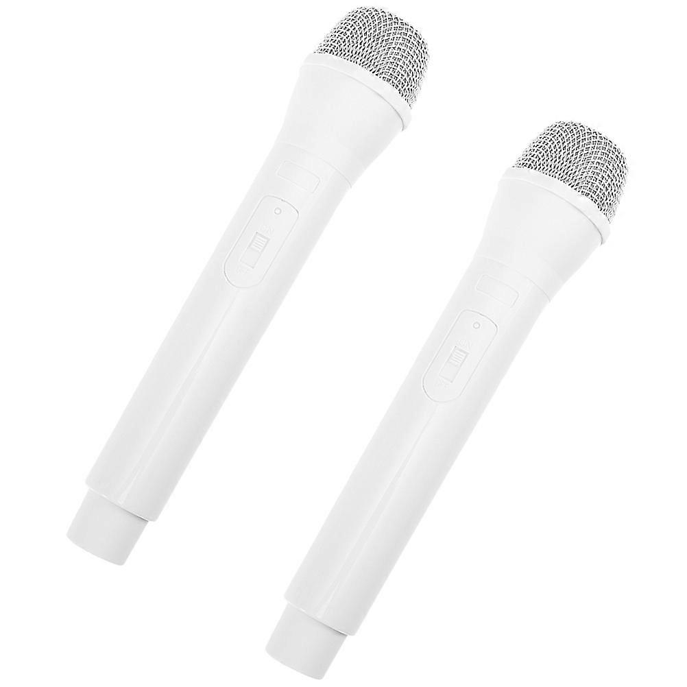 Realistic Fake Microphone Prop For Interview Simulation .1×2.2×2.2in Well-Made 2Pcs