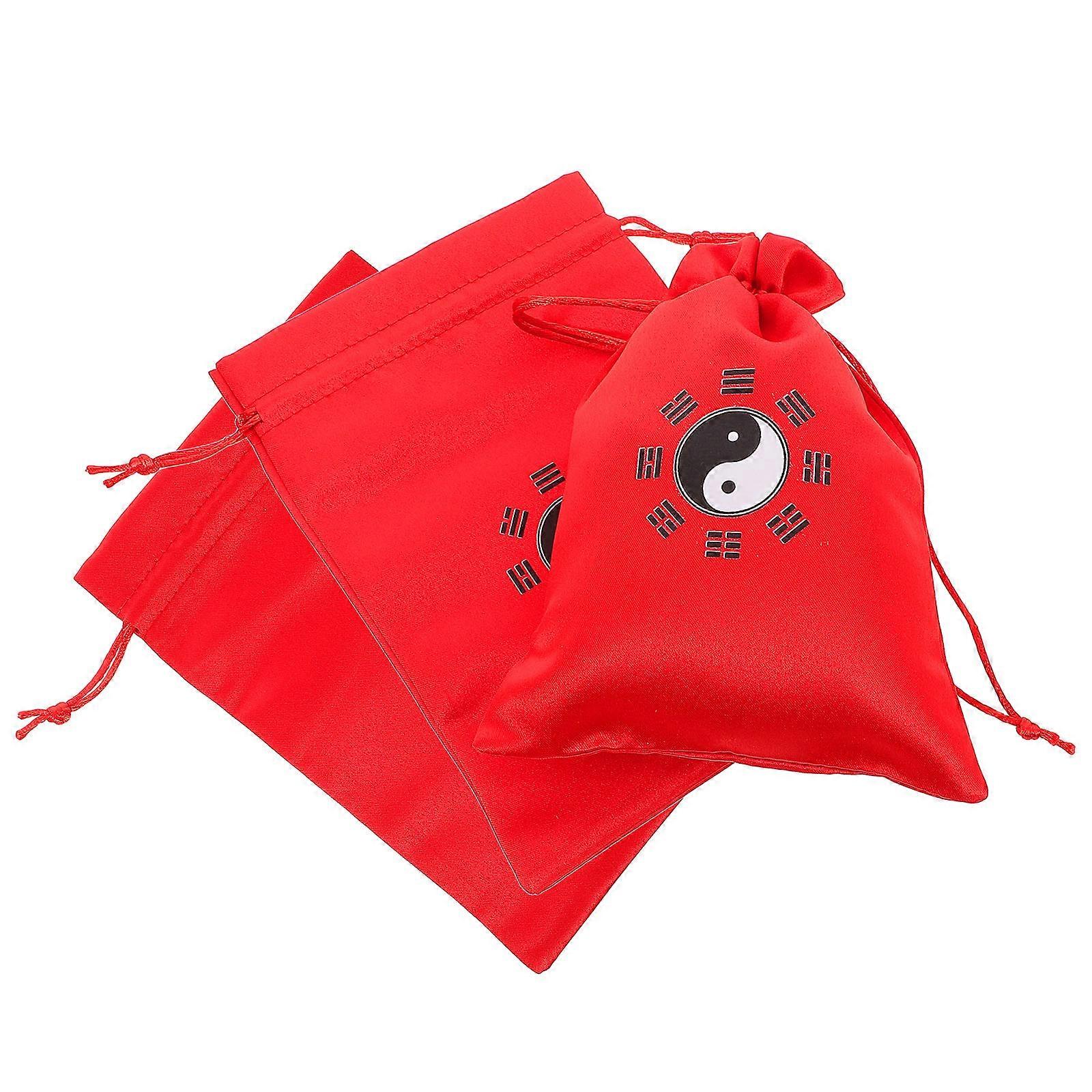 Versatile Drawstring Bags For Jump Ropes And Outdoor Sports With Rectangular Design And Stylish Print 9Pcs