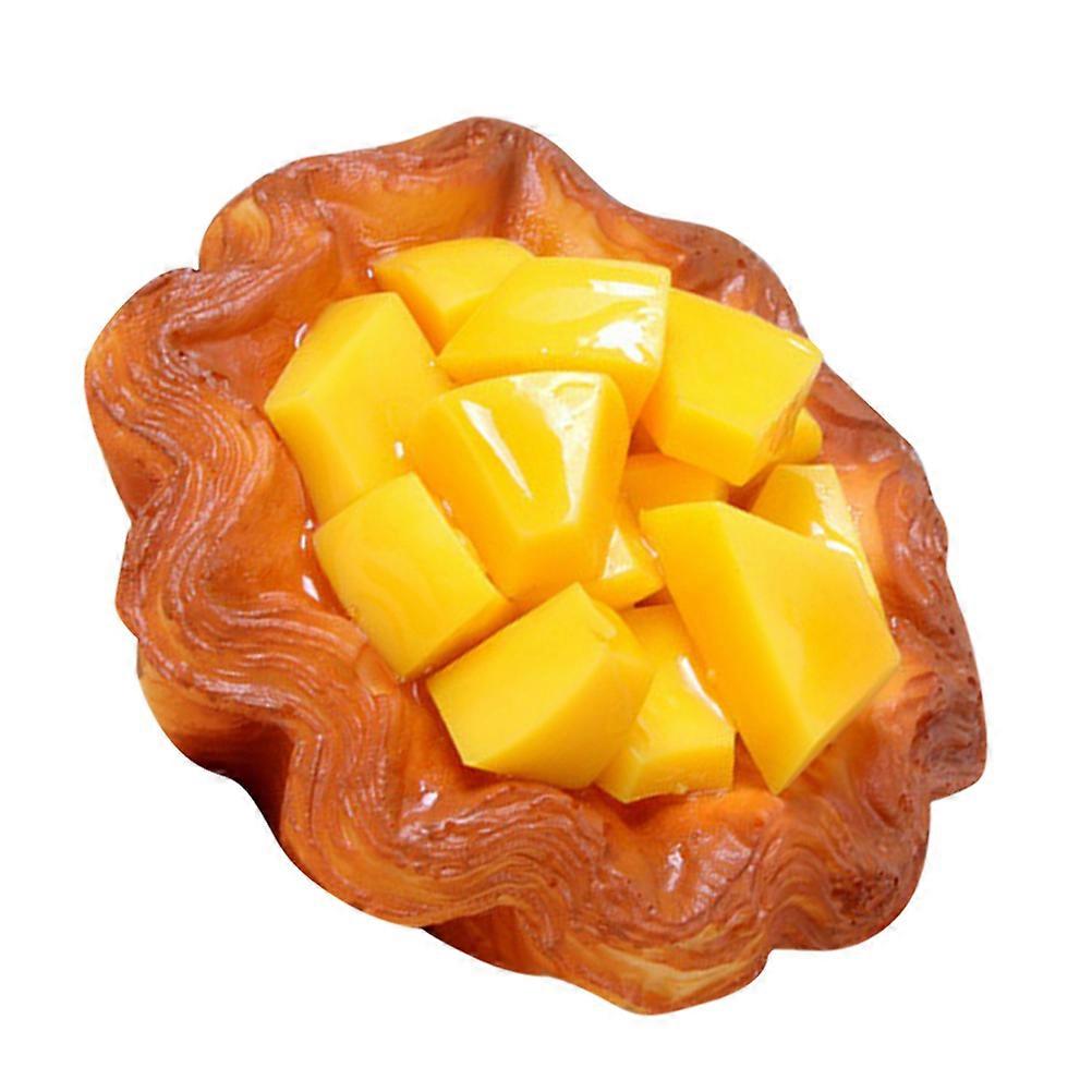 Artificial Egg Tart Model for Bakery Shop Decoration 1 Piece
