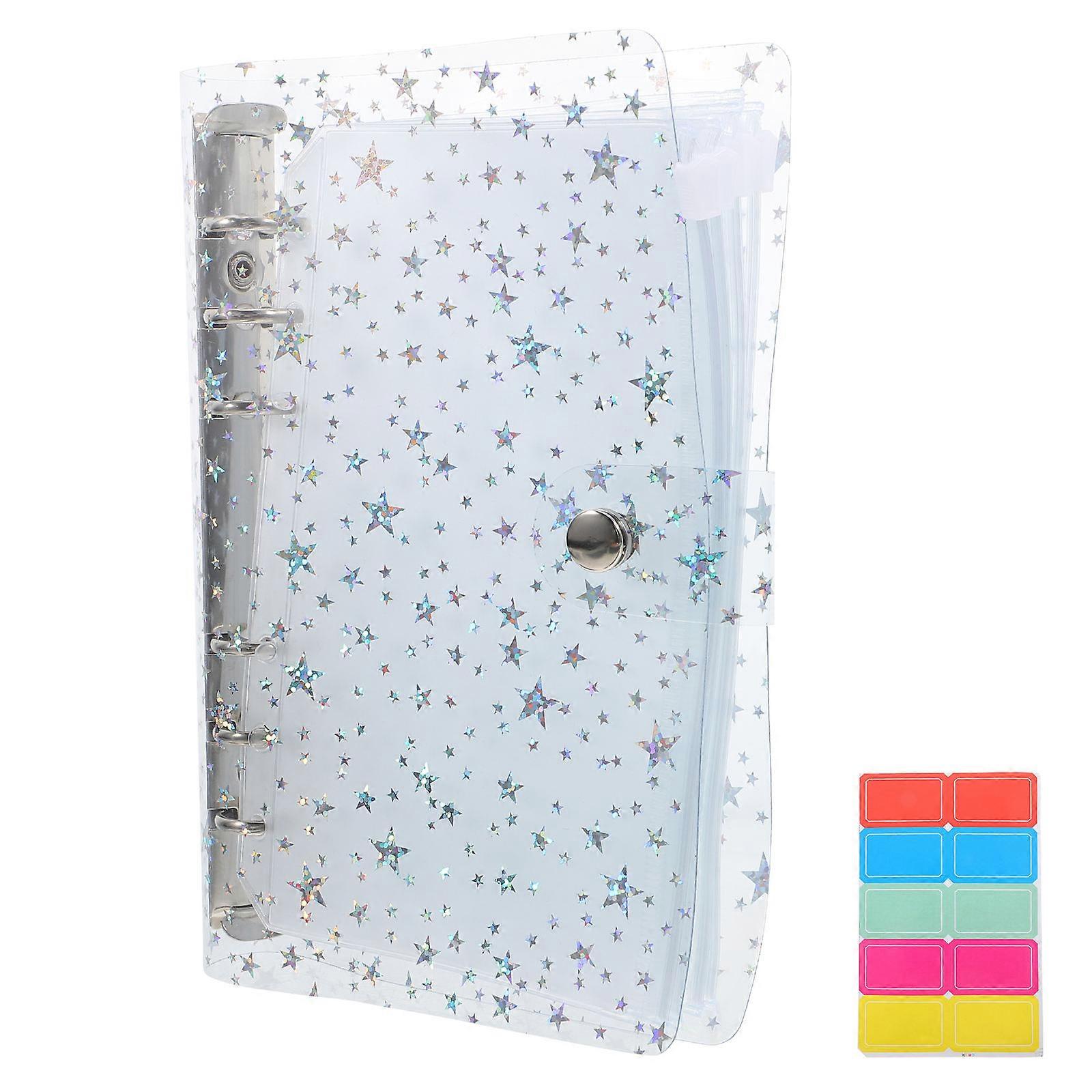 Refillable Loose Leaf Planner Binder for Document Organization with 5Sets