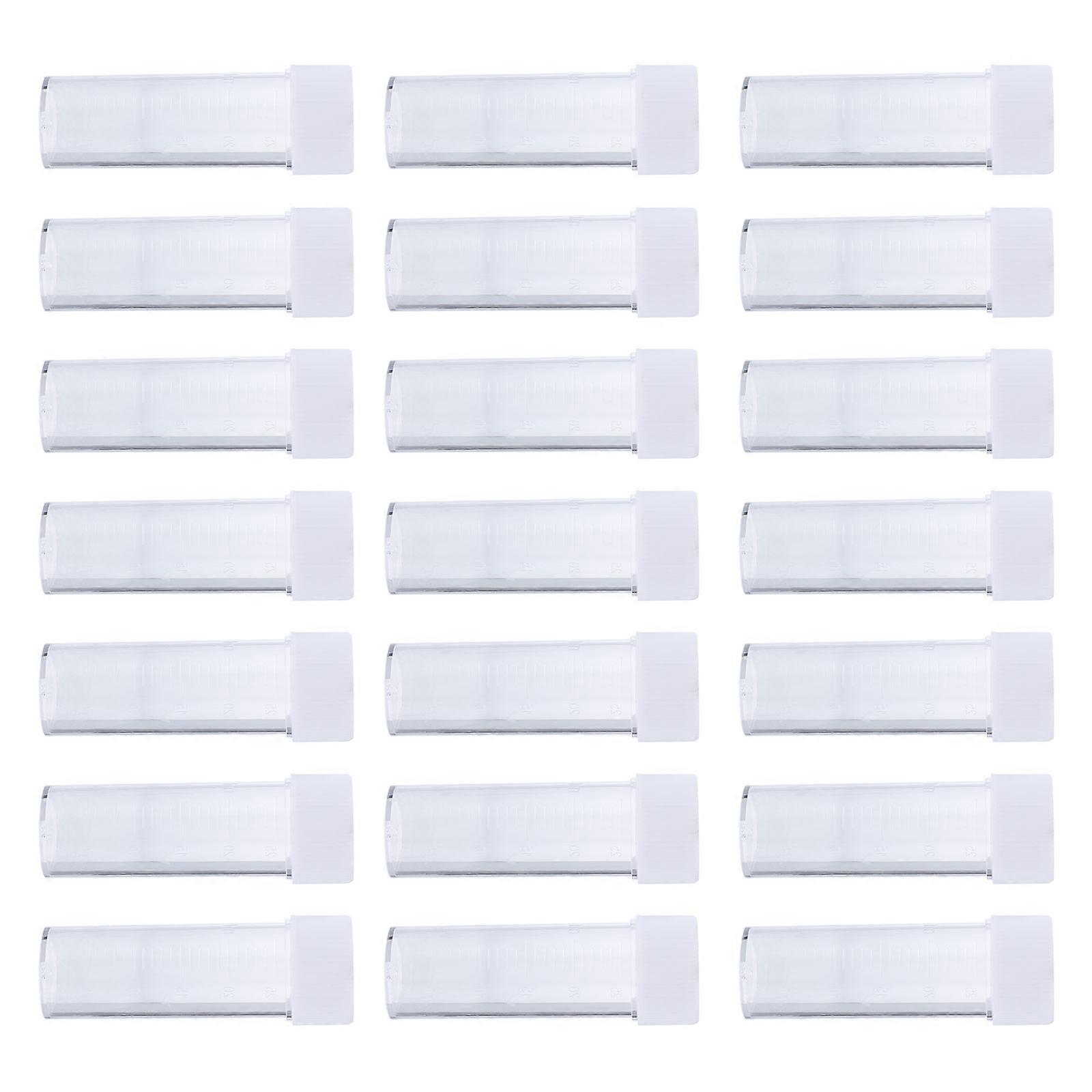 Sputum Sample Bottle Clear Plastic Bottle for Storage 50Pcs Container
