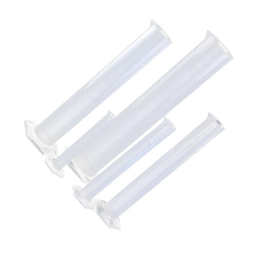 Measuring Scale Cylinder White Precise Measurement Classroom Teaching 5Pack