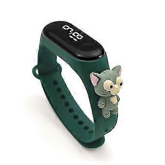 Montre enfant étanche à LED, modèle 25-26, en silicone.