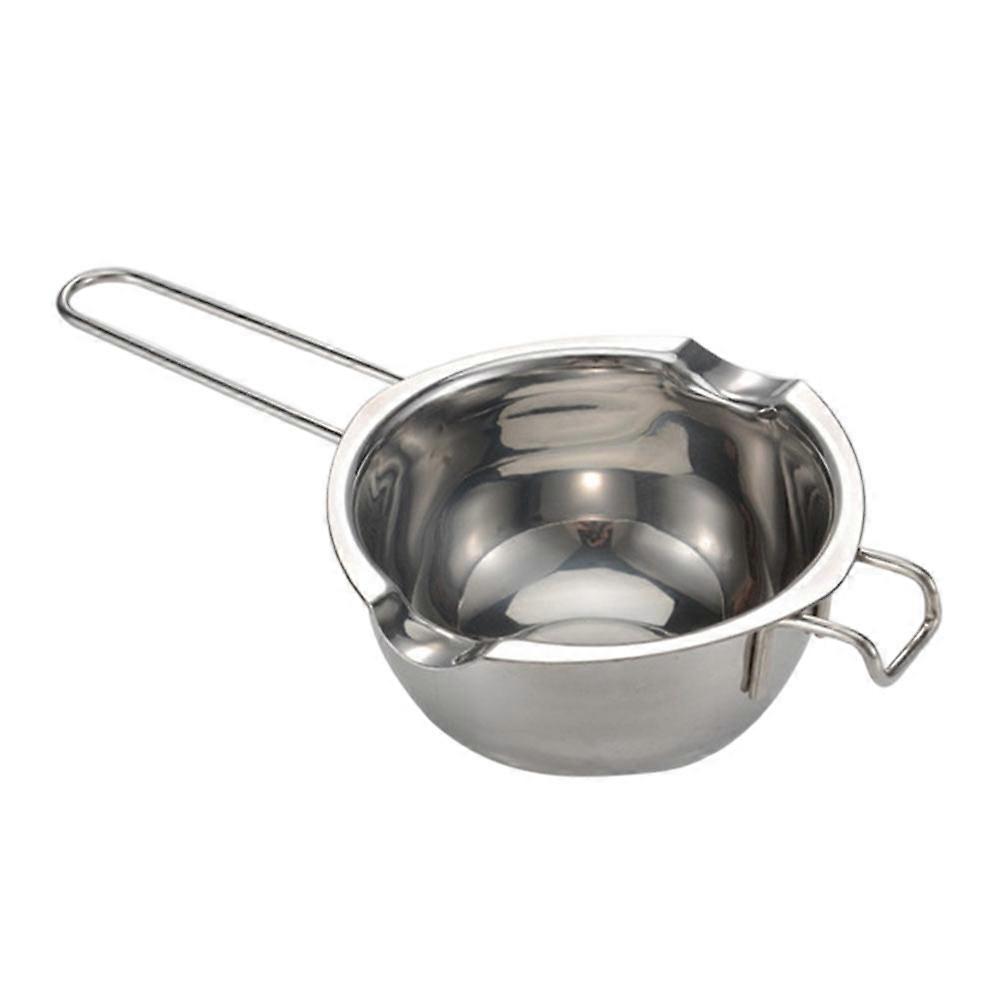 Metal Butter Bowl Heating Utensil For Kitchen Home Users 9.75X5.42X2.48IN Robust Design With Handle 2Pcs