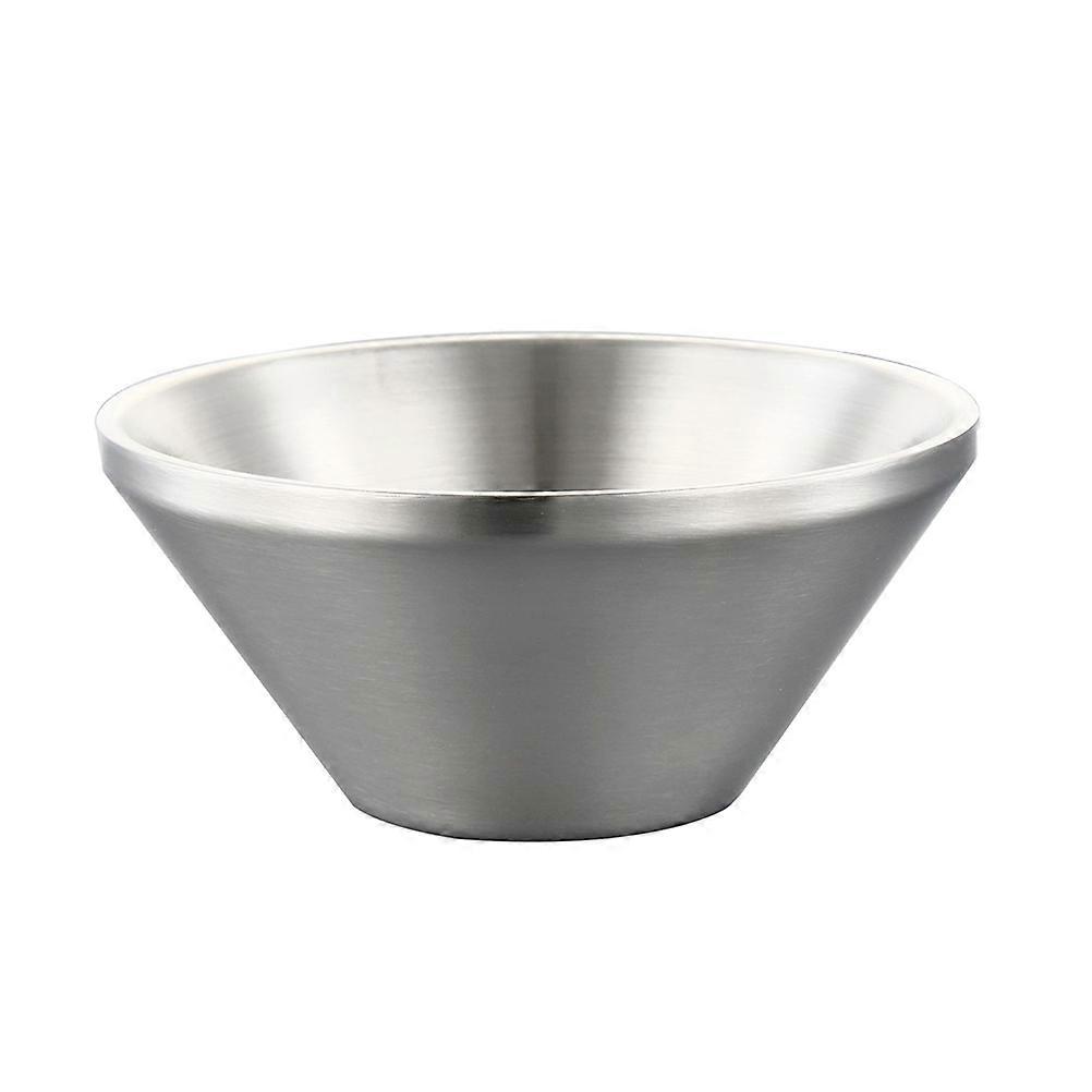 Multi-Function Korean Style Dessert Bowl Stainless Steel Bowl for 2Pcs