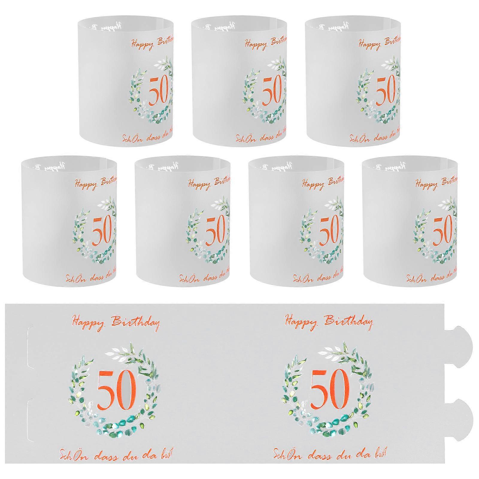 Plastic Candle Cylinder Cover for Windproof Protection 40Pcs Assorted