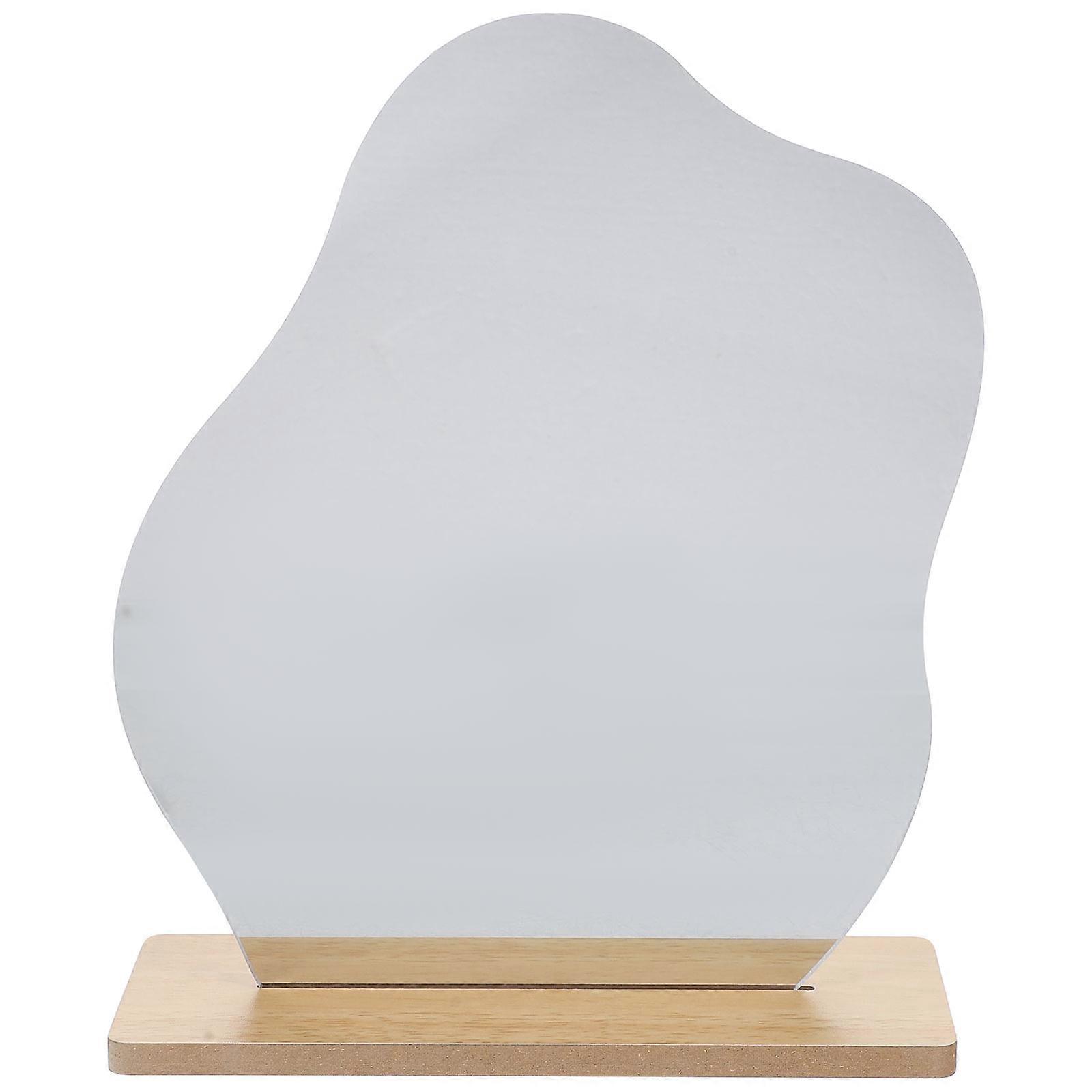 Acrylic Mirror with Stand Desktop Mirror for 2Sets