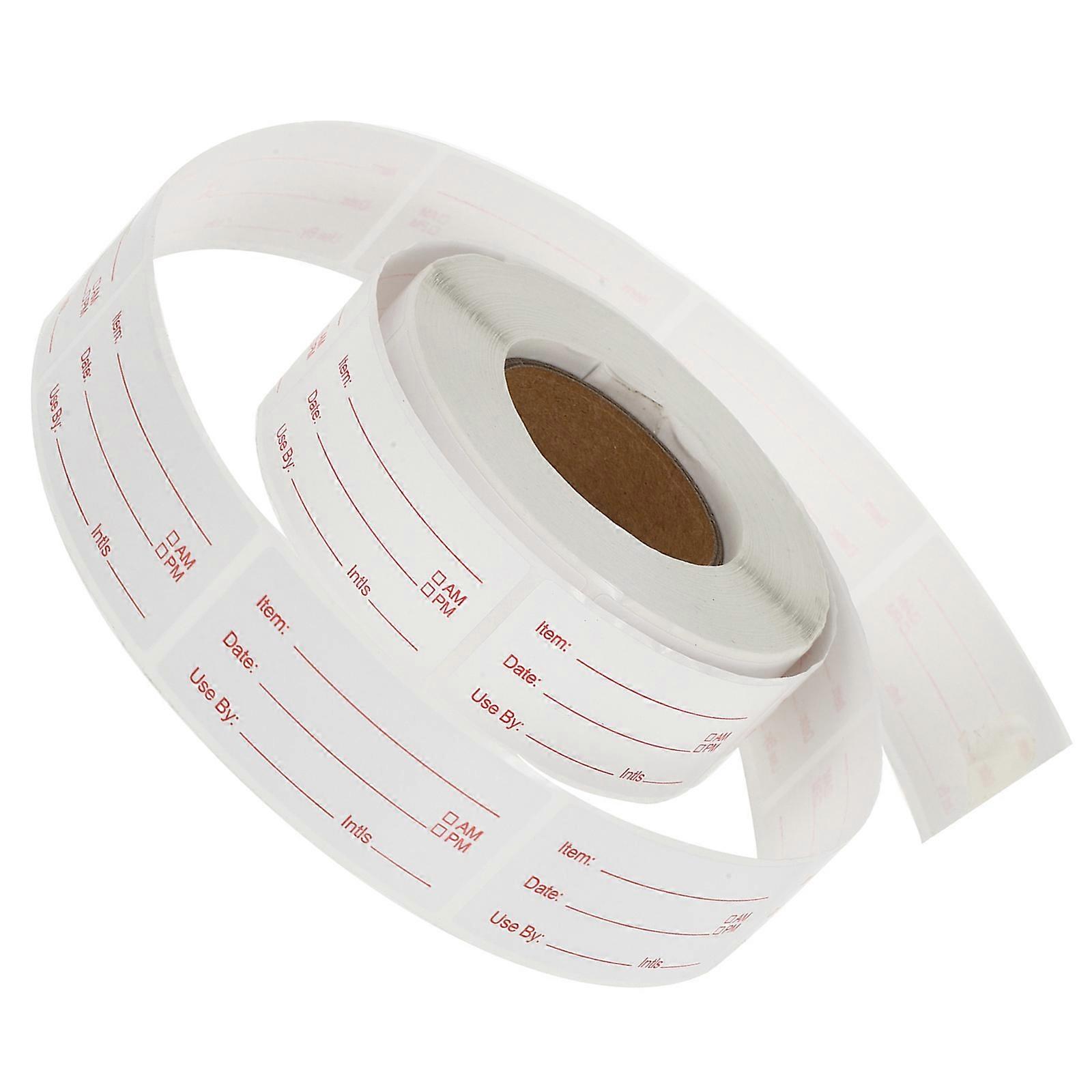 Food Storage Labels Kitchen Canning Labels for Organizing 1 Roll Removable