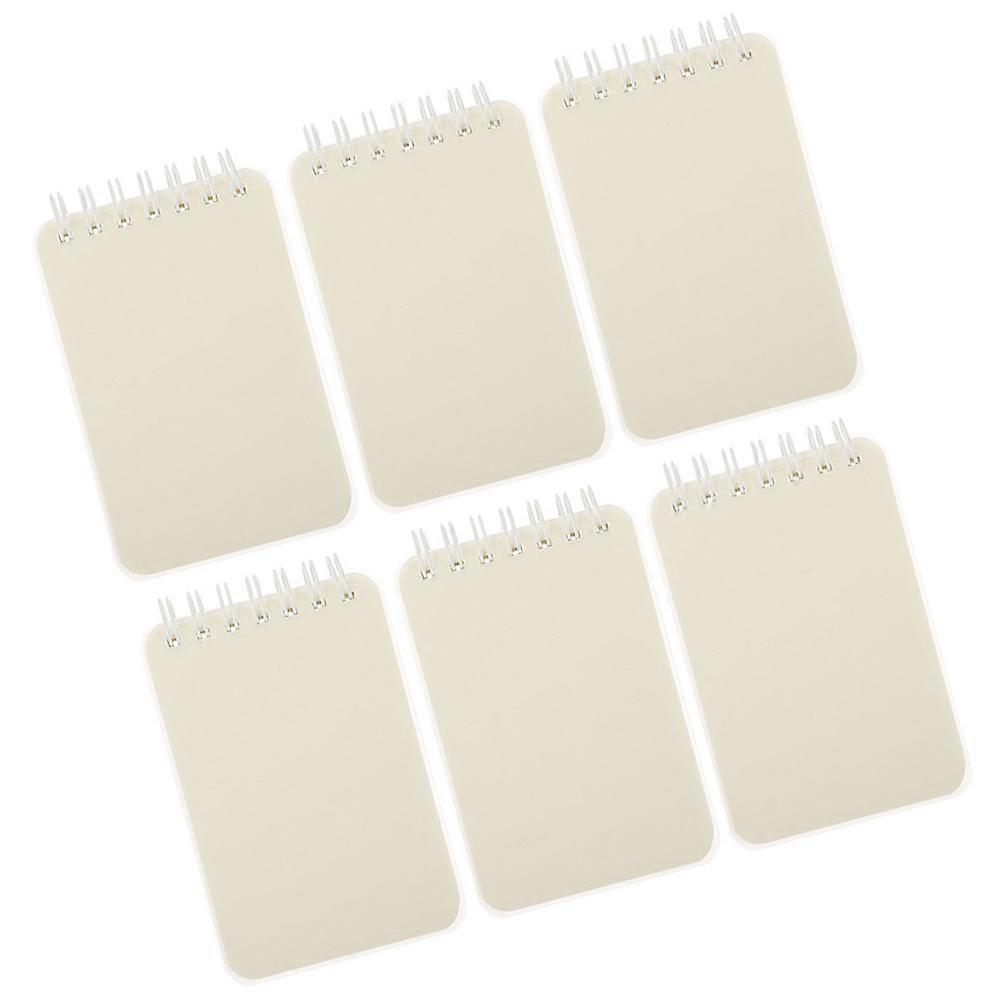 Pocket Notebook Mini Spiral Notebook for Daily Notes 18Pcs White