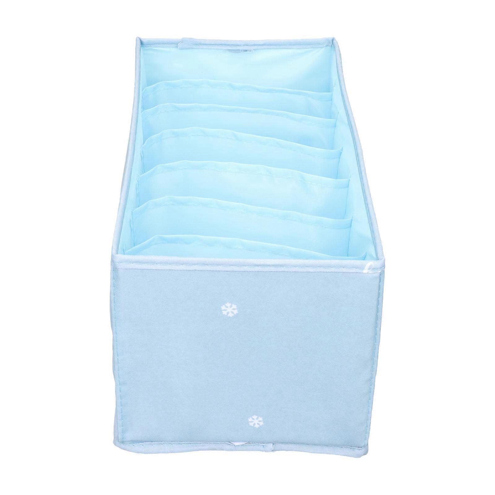 Blue Clothes Drawer Organizer for Pants Storage Box