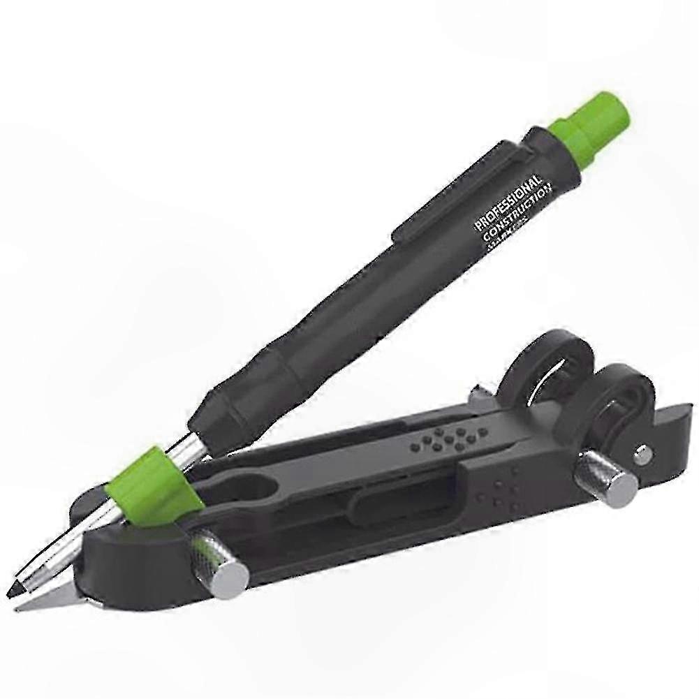 Multi-Function Scribing Tool for Woodworking and Construction - Adjustable Measuring Pencil