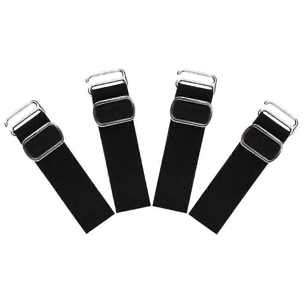 Black Adjustable Hat Extender Snapback Buckle Cap Extension Strap 12Pcs