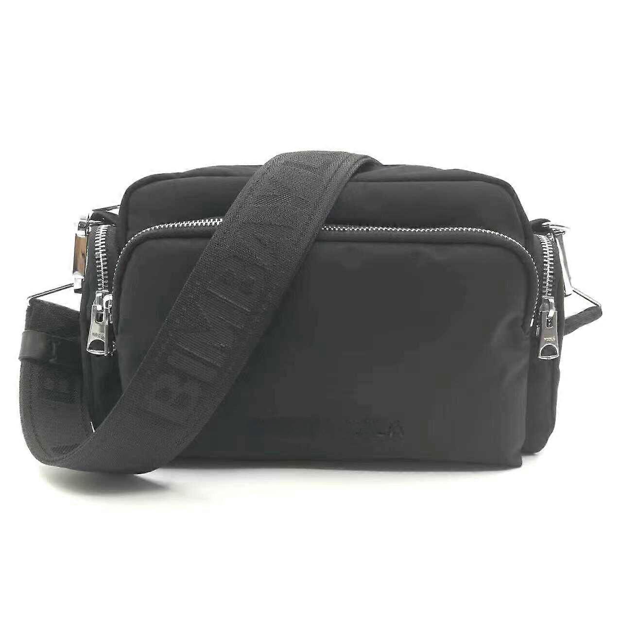 Spring 2024 Women's Letter Print Camera Bag Crossbody Soft Nylon oulder Bag Medium Square Faionable Casual Tote Bag