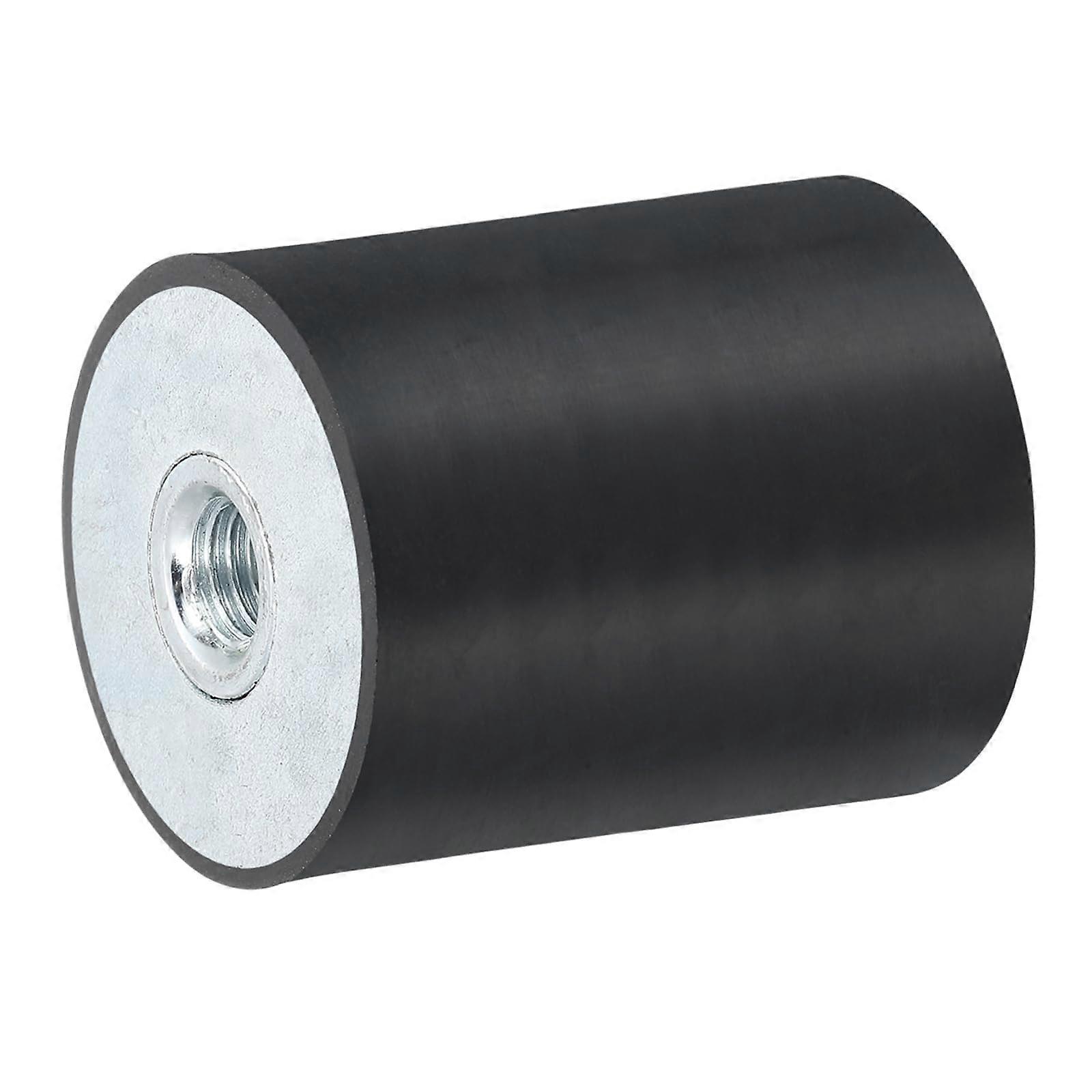 40 x 50mm M10 Thread Female Rubber Mounts Vibration Isolators Flat Silent Block Base AntiVibration Pad Replacement