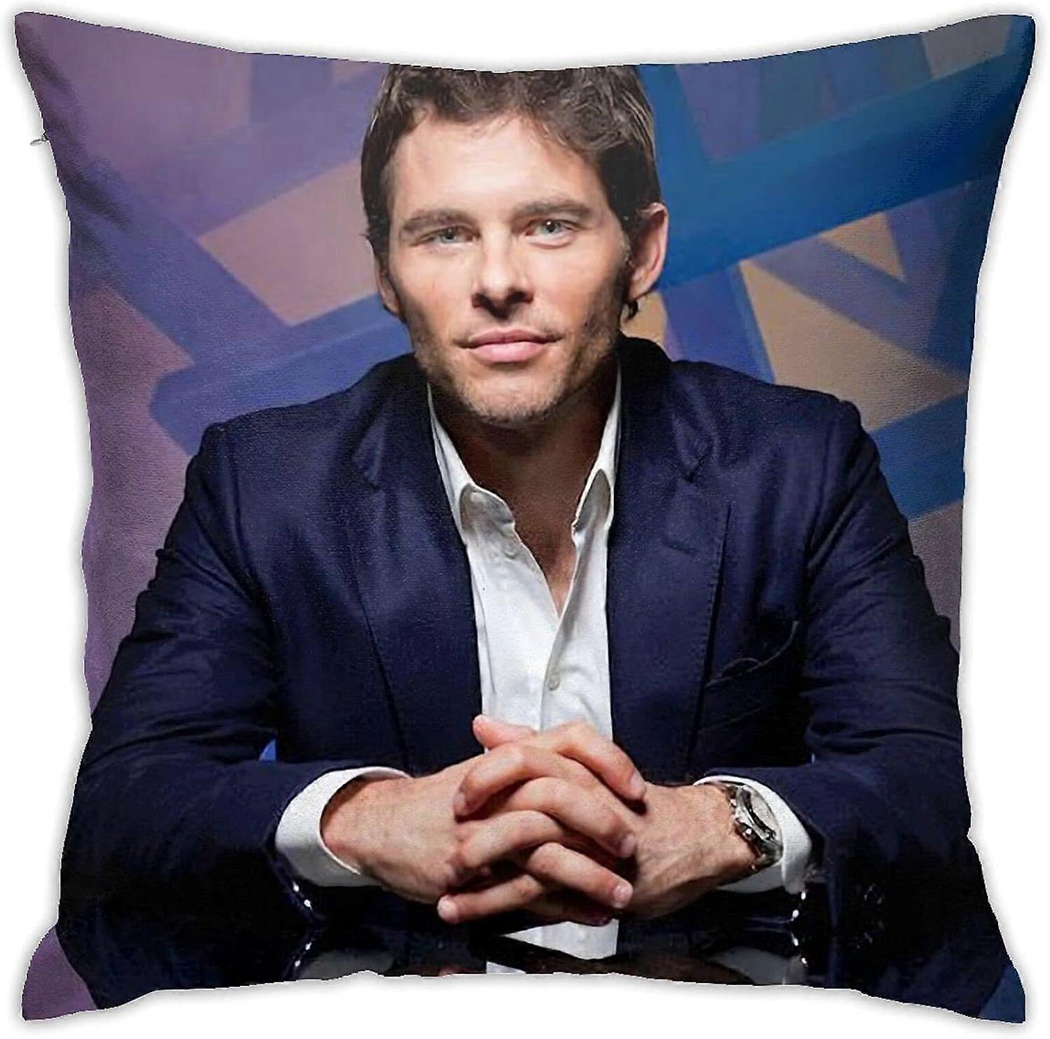 y490ジェームズマースデン枕カバー両面印刷スロー枕カバーSoftクッションカバーリビングルーム寝室の枕カバーのための寮の装飾-TB1990 io