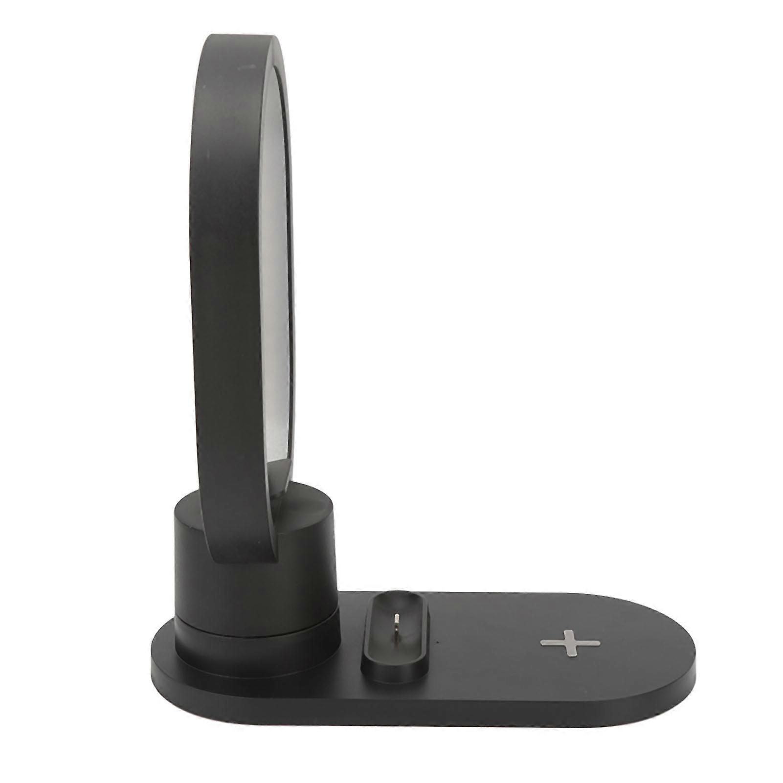 4 in 1 Bedside LED Night Light with Wireless Charger Cell Phone Holder Magnetism 15W Fast Charging Table Lamp 