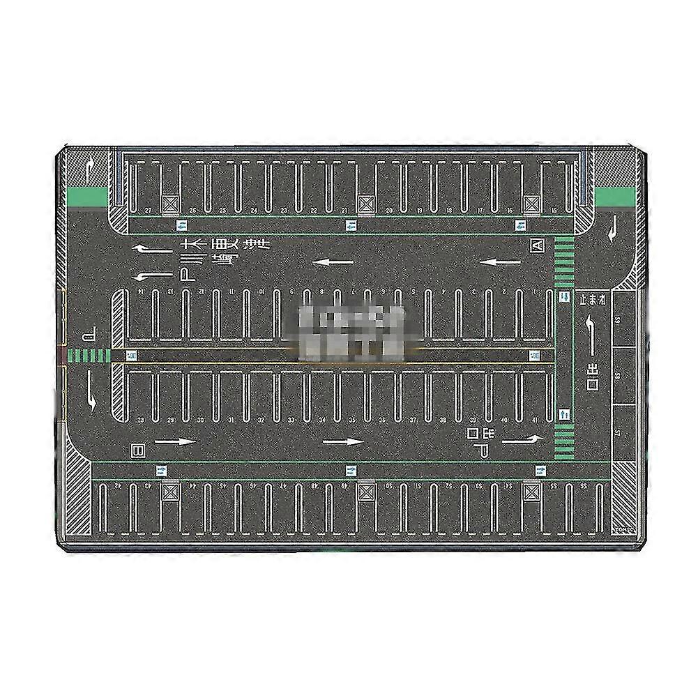 Diorama 1/64 Parking Lot Mat Model Car Scene Display Large Garage Toy Mouse Padeu