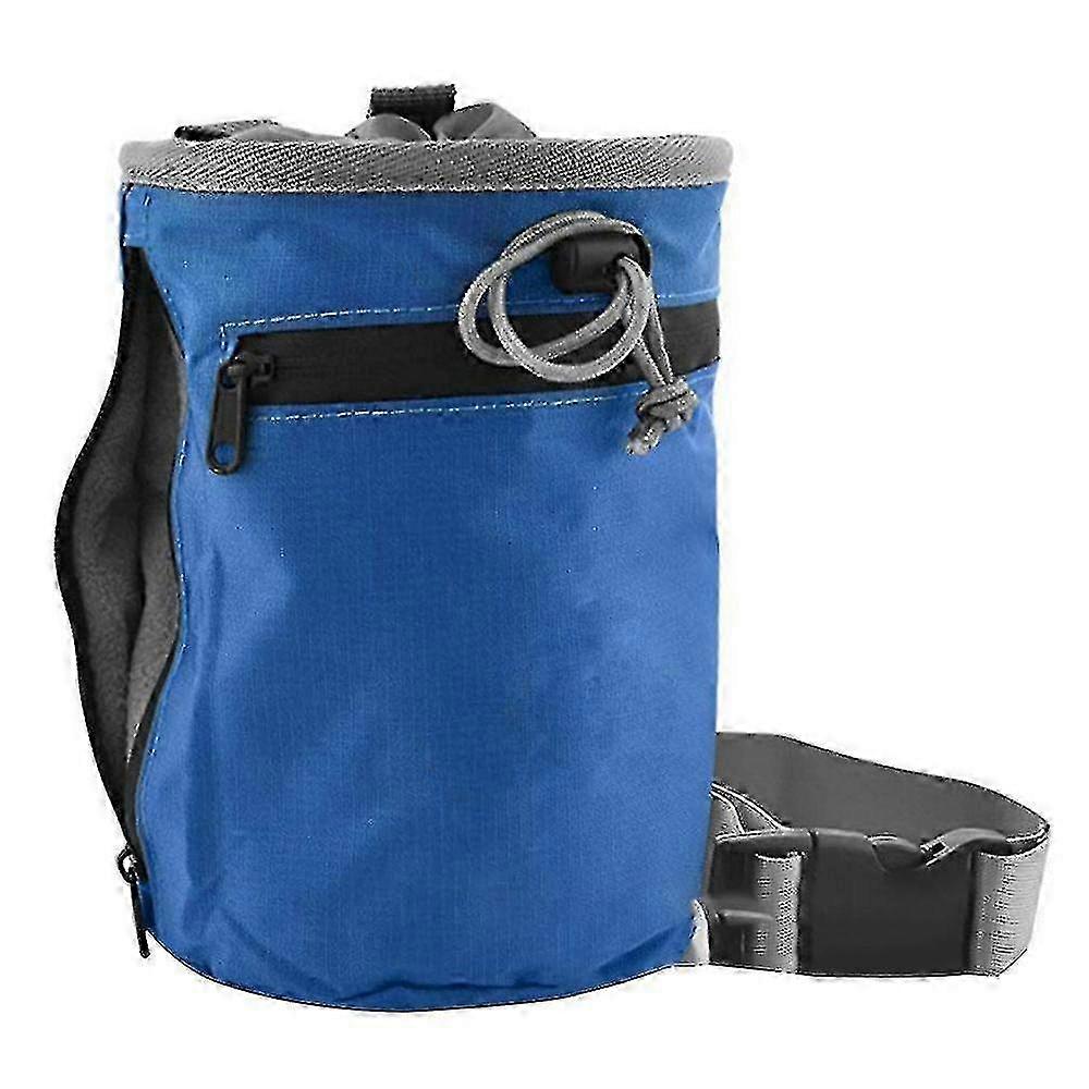 Chalk Bag For Rock Climbing - Bouldering Chalk Bag Bucket With Quick-clip Belt And 2 Large Zippered miao4