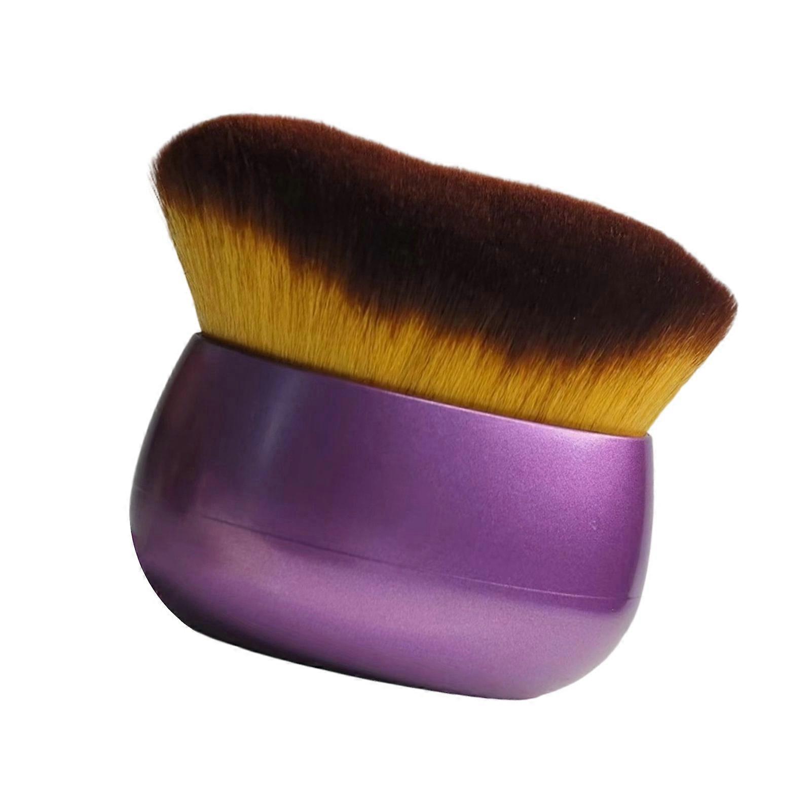 Multi Purpose Brush For Body Makeup Cream Products Even Application Soft Fiber Bristles Multicolor