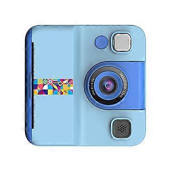 Drehbare Selfie-Kamera für Kinder, 2,4-Zoll-Display, Fotodrucker, integrierte Lernspiele, Weiß