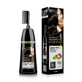 Plant-Based Hair Dye with Comb for At-Home Use, Vegetable Dye Formula for Soft and Smooth Hair Color
