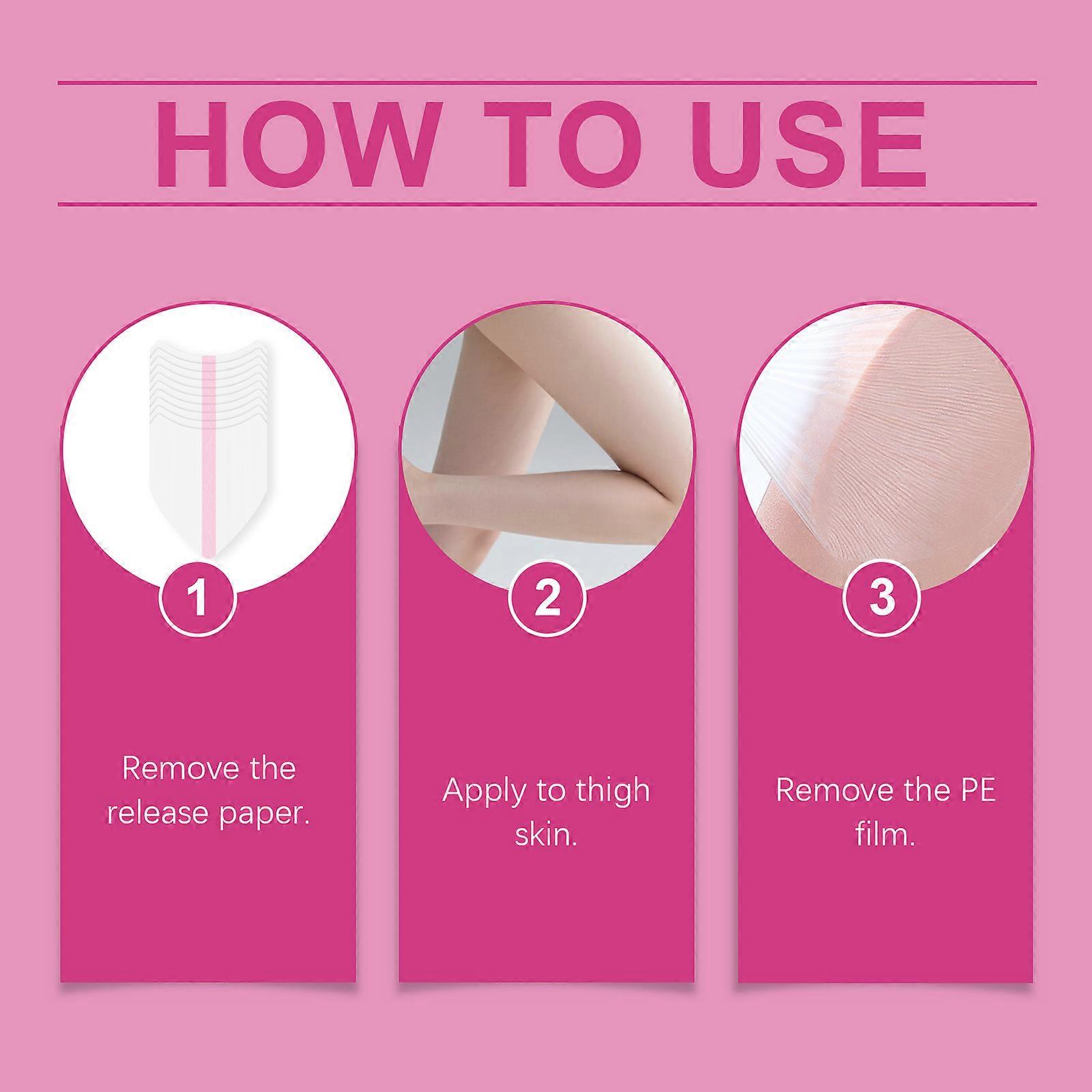 EELHOE The Leg Anti-Friction Patch Gently Cares For The Skin On The Legs. It Is A Natural And Invisible Anti-Friction Care Patch