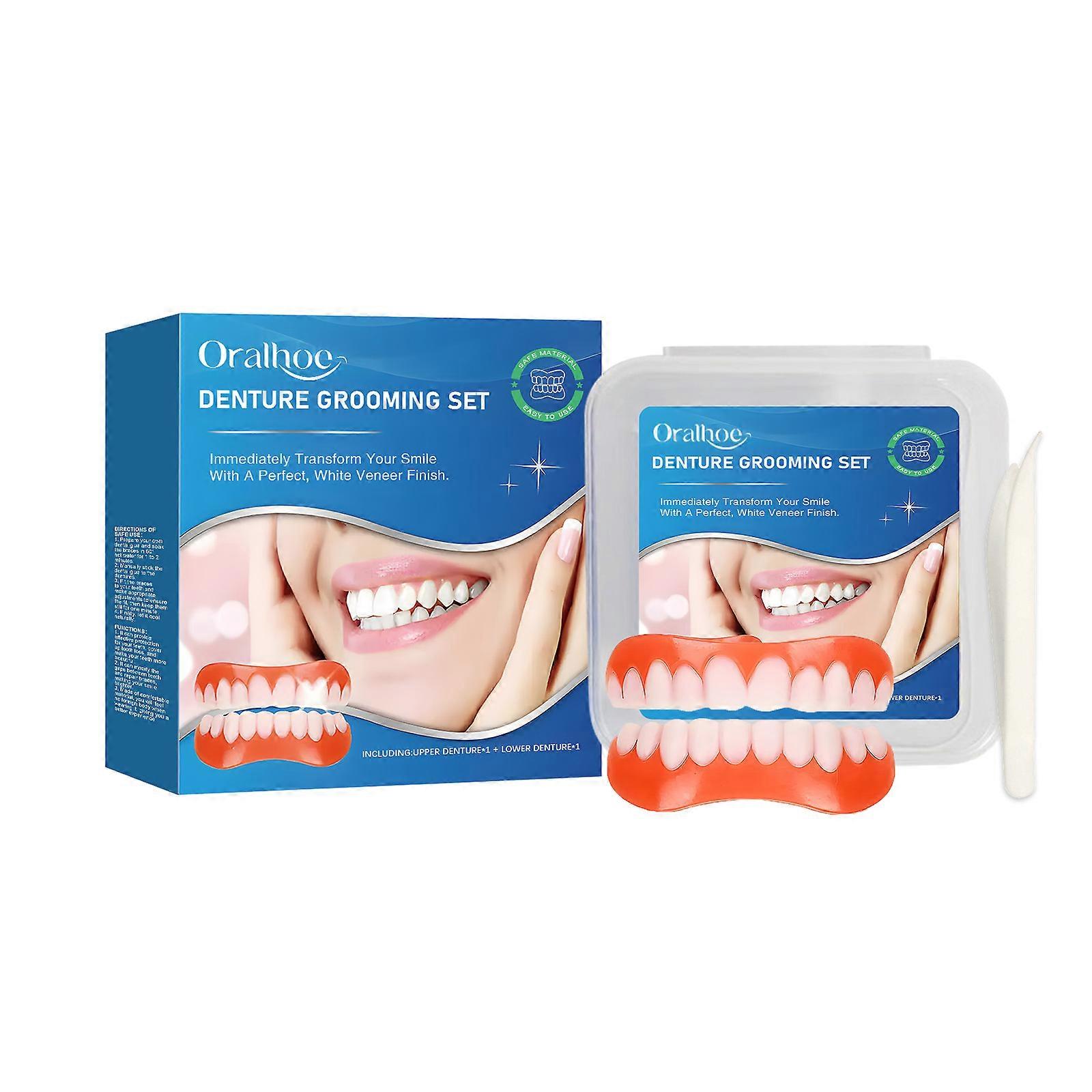 Oralhoe Teeth Modification Set Show Natural Smile Teeth Modification Comfortable Material Oral Care Set