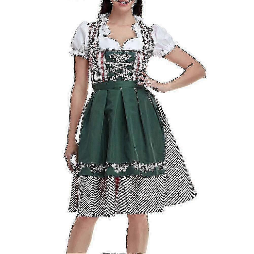 المرأة التقليدية مهرجان أكتوبر زي الألمانية البيرة ينش Dirndl اللباس مع زي تأثيري المئزر