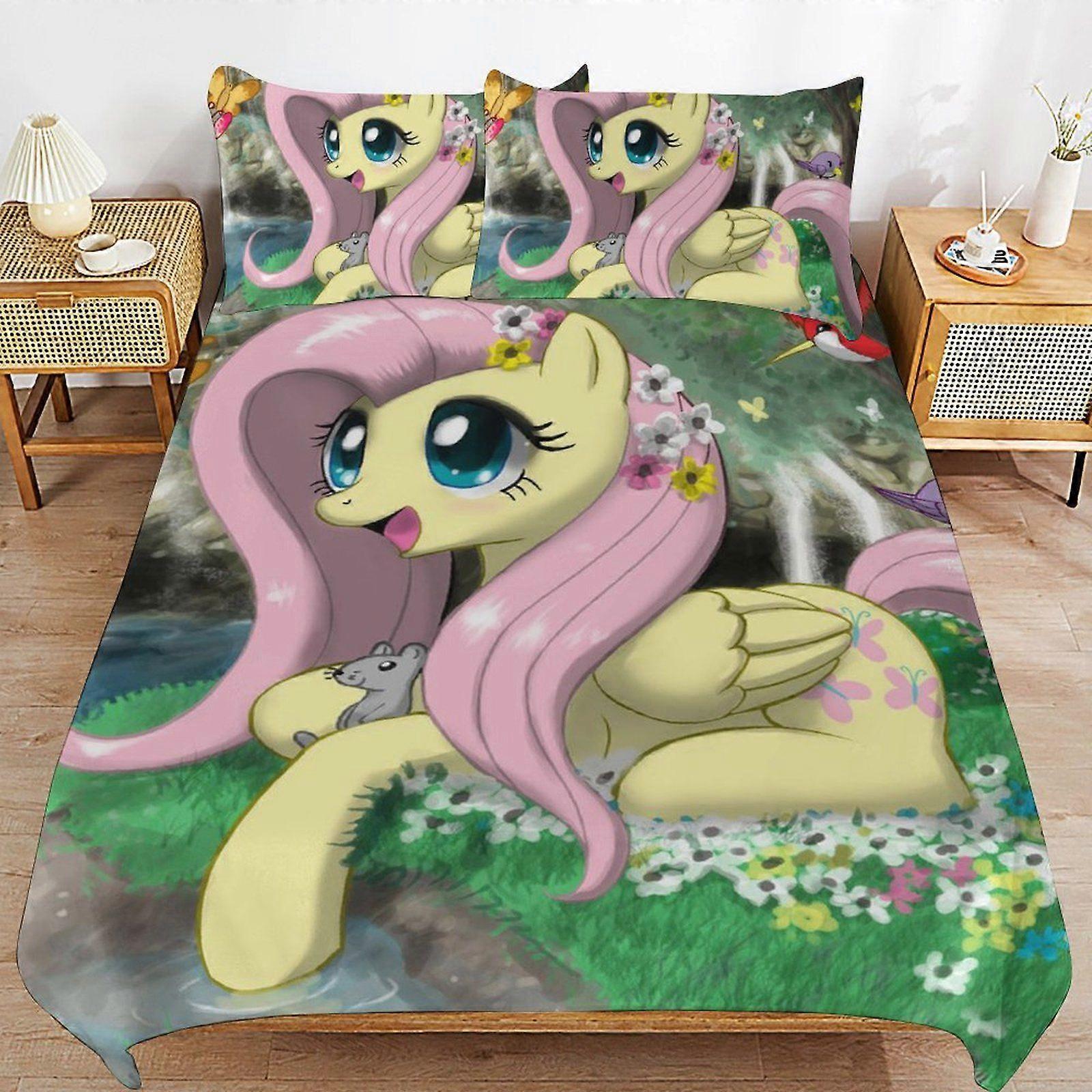 o10 My Little PonyFriendship is Magic Durable Thread Count Secure Zipper Ultra Comfort Texture Duvet Cover Sets Bedding Solution d10