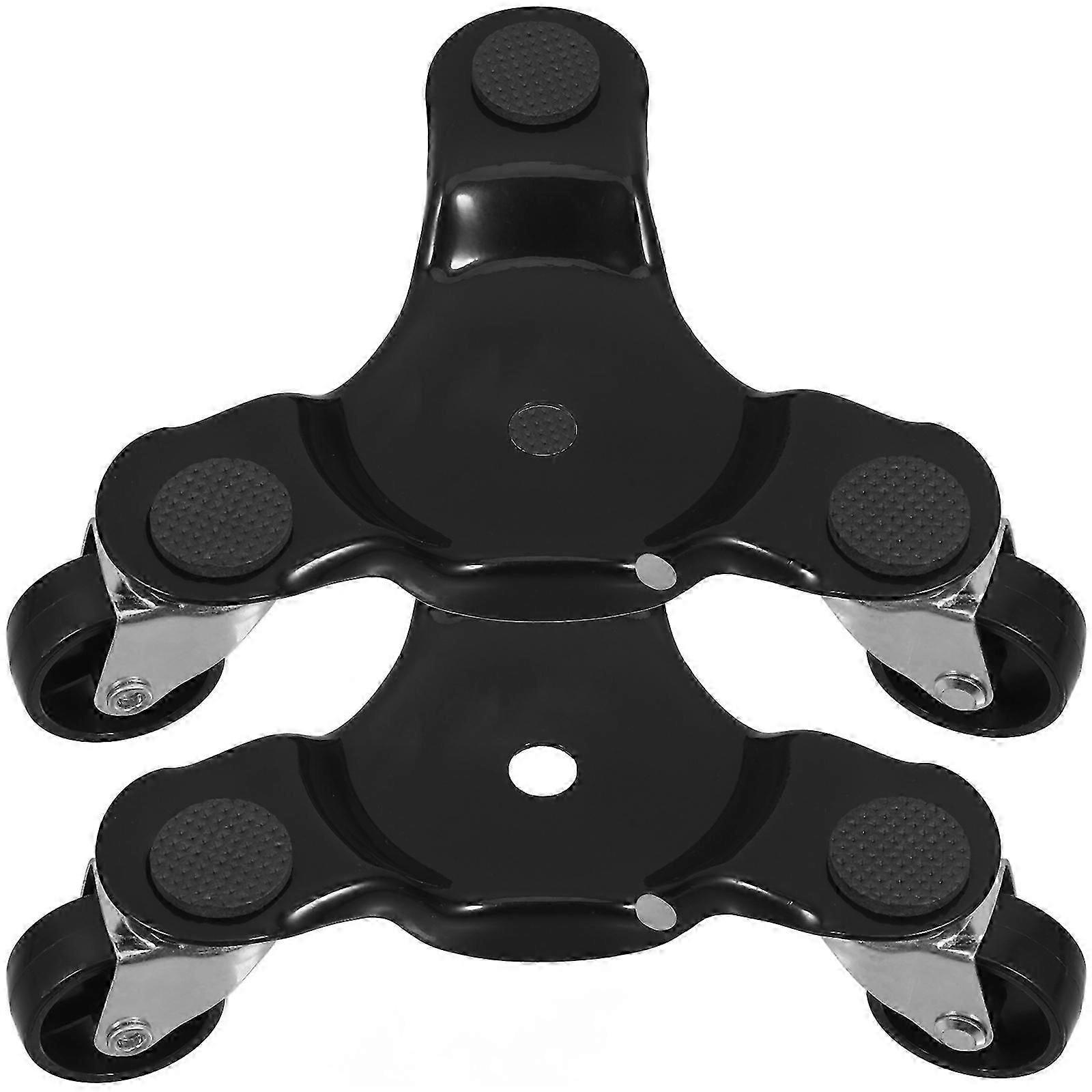 Triangle Dolly Flexible Steering Carbon Steel 2pcs