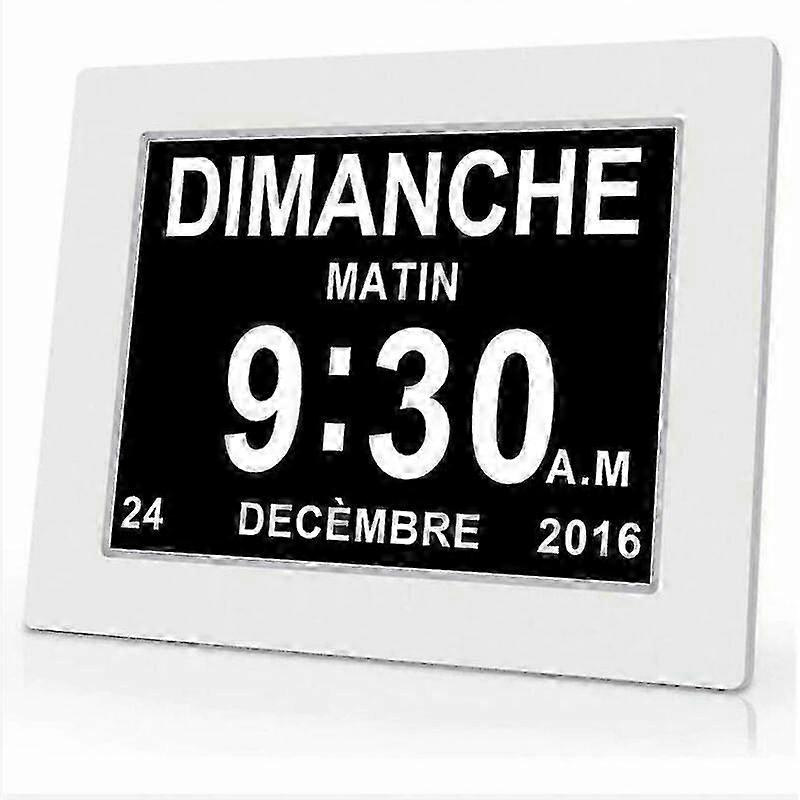 7 Inch Digital Calendar Clock with Date and Time for Alzheimer's Patients Edition 1110