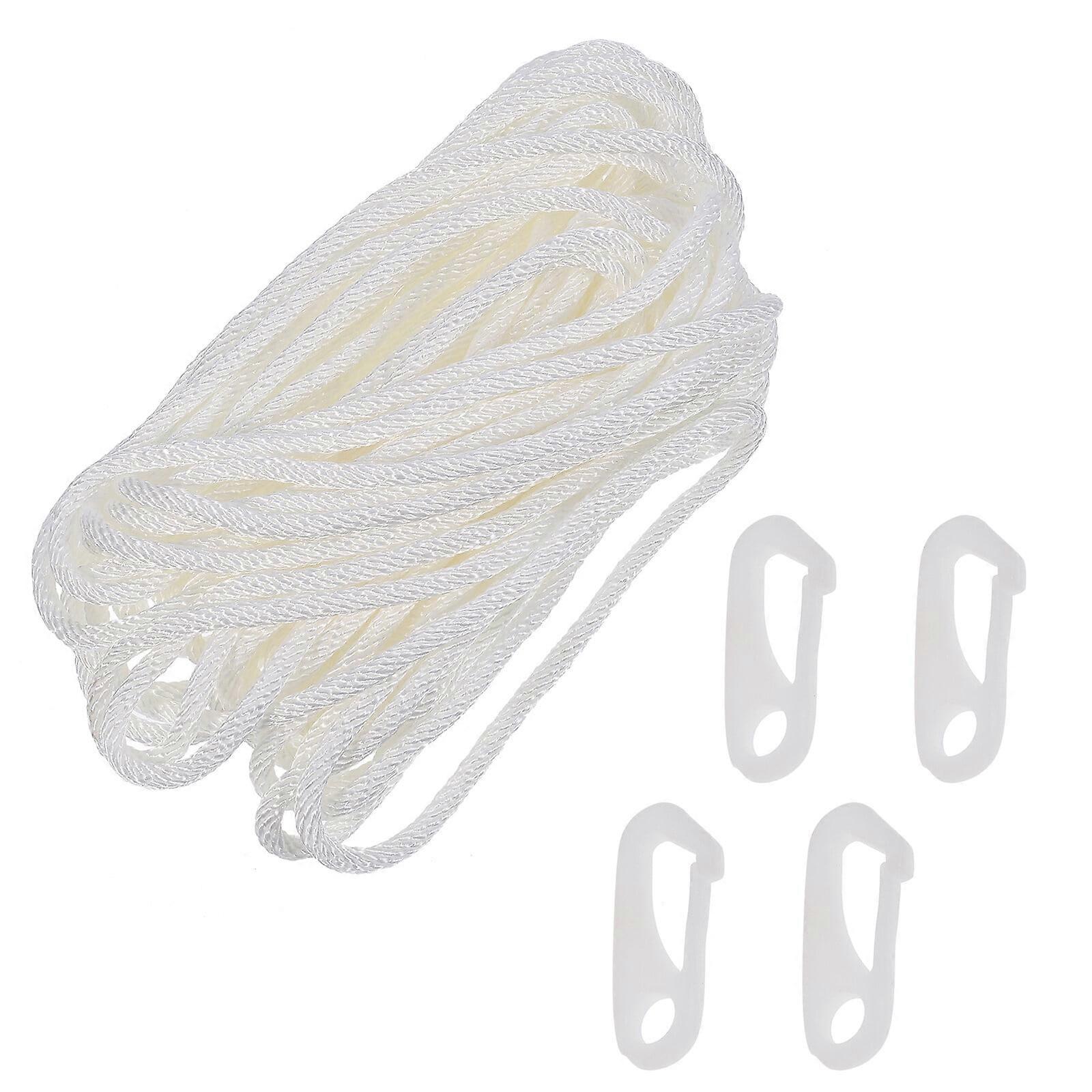 6mm Diameter Flagpole Lifting Rope Flag Halyard Nylon Rope Replacement Rope