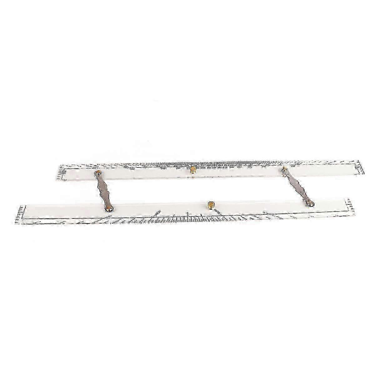 Marine Navigation Parallel Ruler Clear Scale High Accuracy Transparency Boat Ship Drawing Parallel Ruler 600mm/23.62in 2025