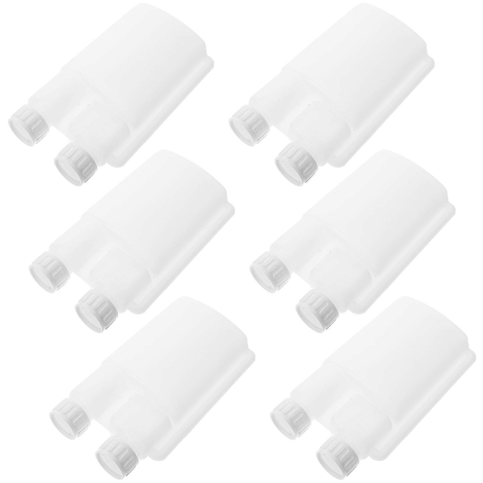 Plastic Flask for Parties with Built-in Dispenser 6Pcs Reusable Liquor Flasks
